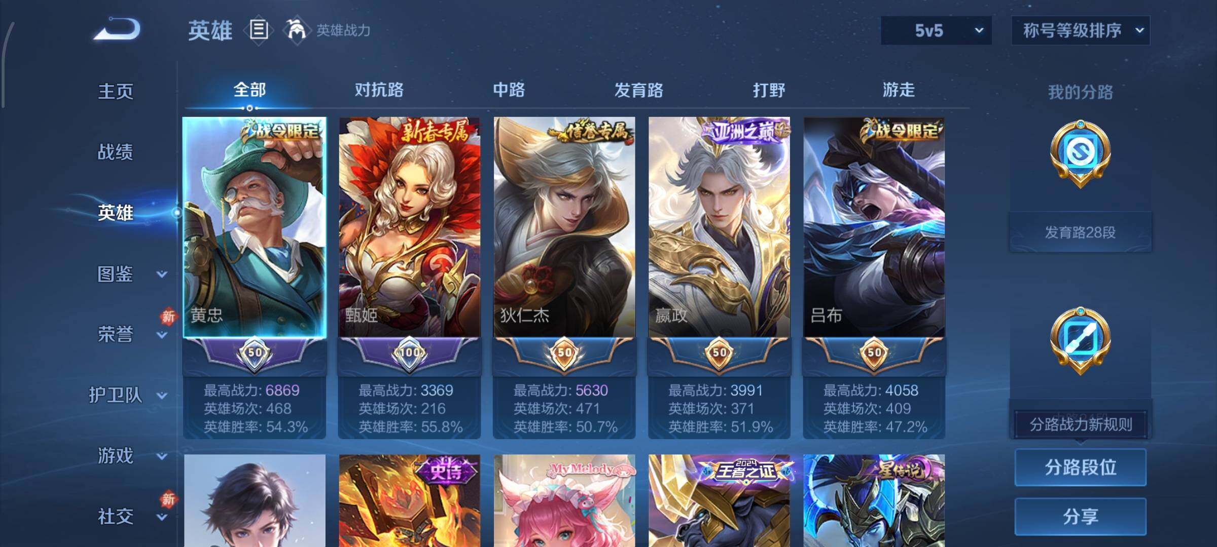 WZCMW473135王者荣耀账号详情图3 WZCMW473135王者荣耀账号详情图3