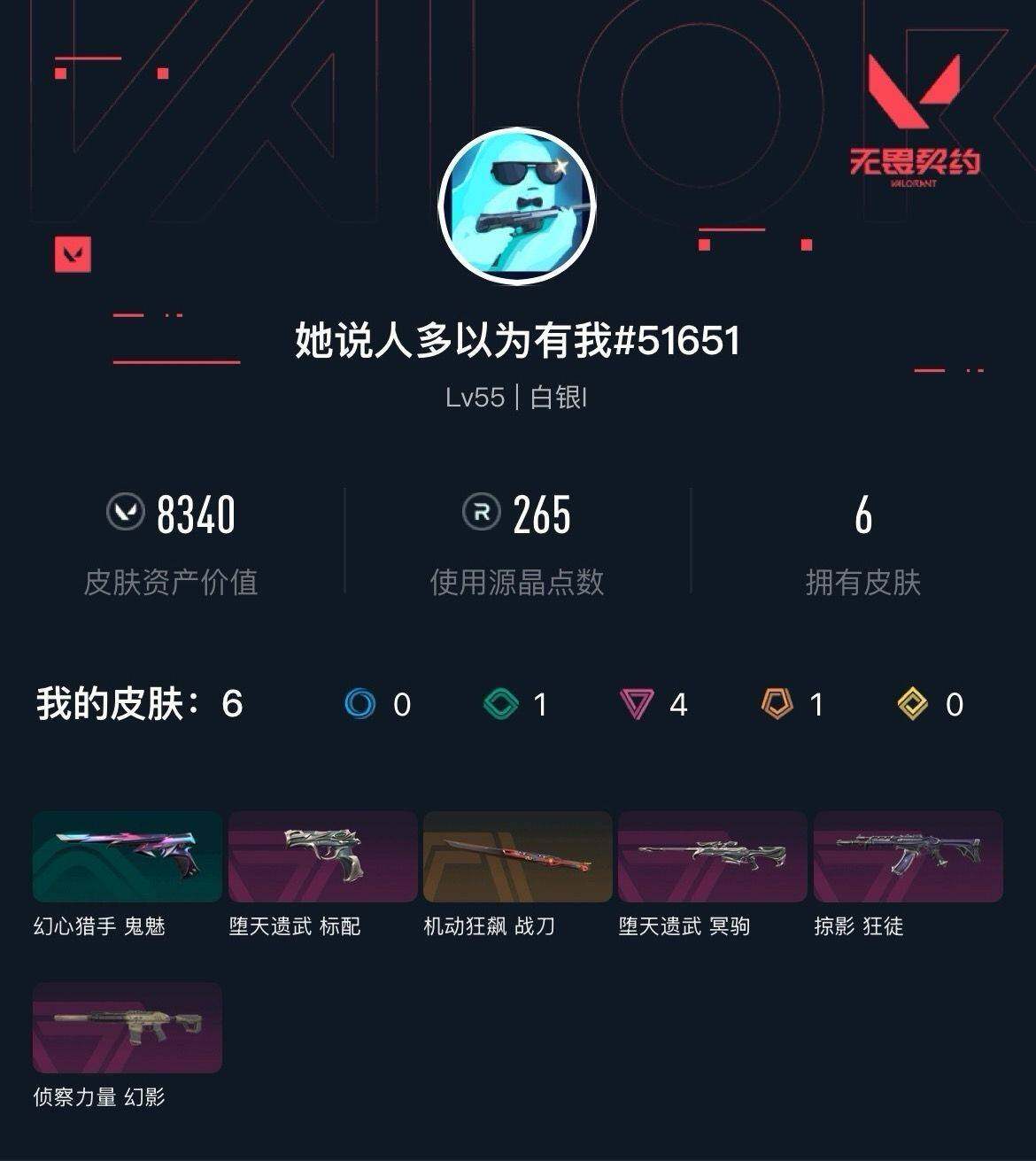 WWQXL45933无畏契约账号详情图3