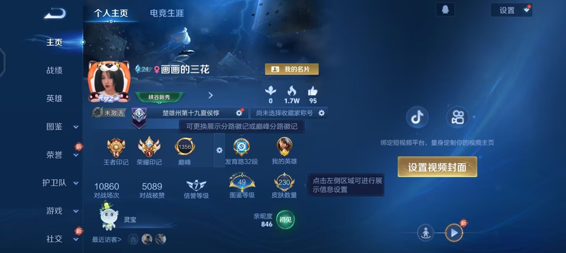 WZQM497544王者荣耀账号详情图3 WZQM497544王者荣耀账号详情图3