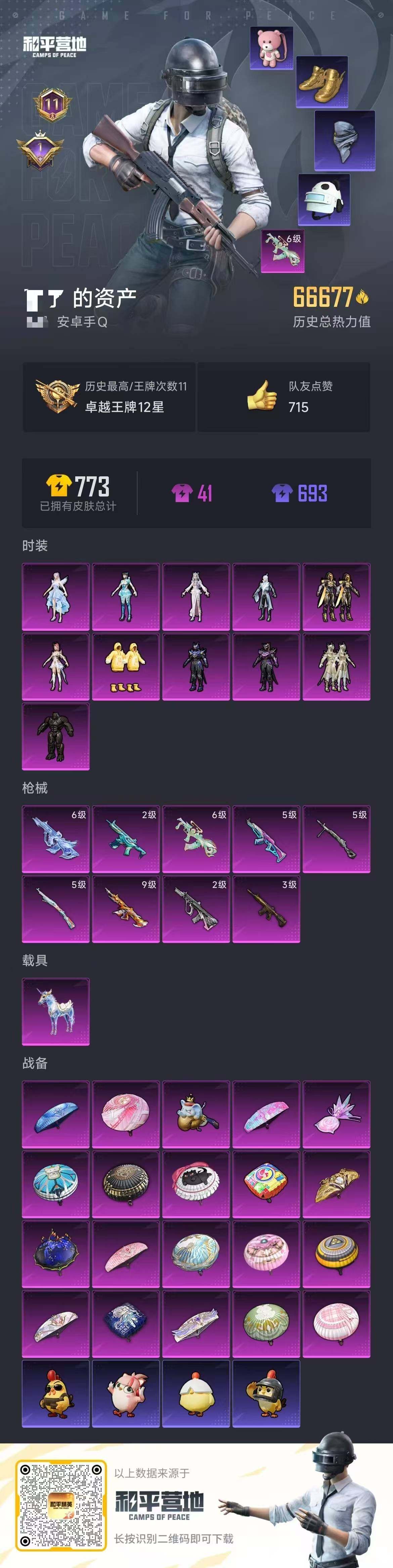 HPQM436859和平精英账号详情图6