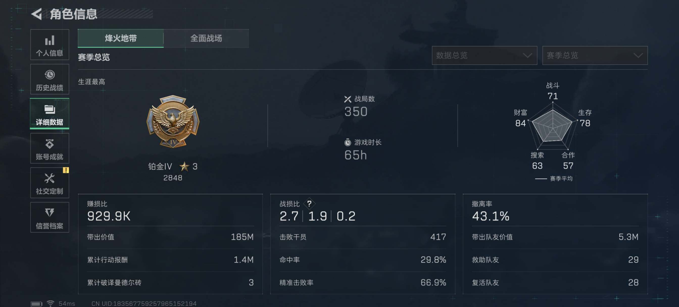 SJZQM426057三角洲行动账号详情图6