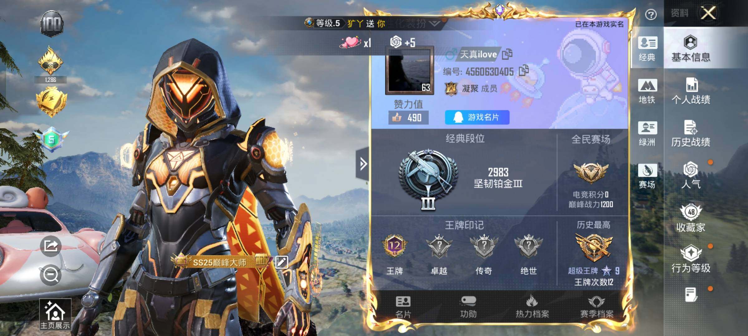 HPCMW454414和平精英账号详情图2