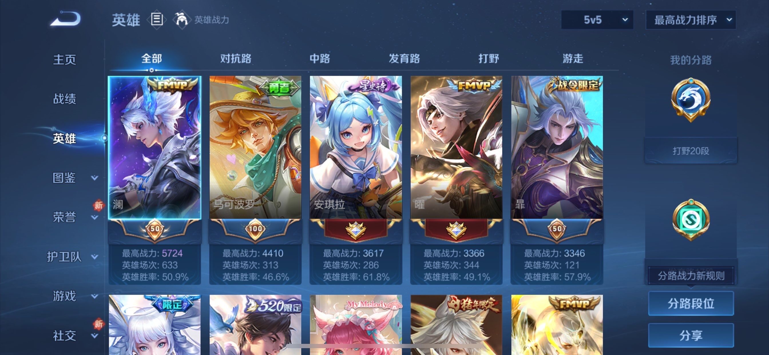 WZCMY481027王者荣耀账号详情图3