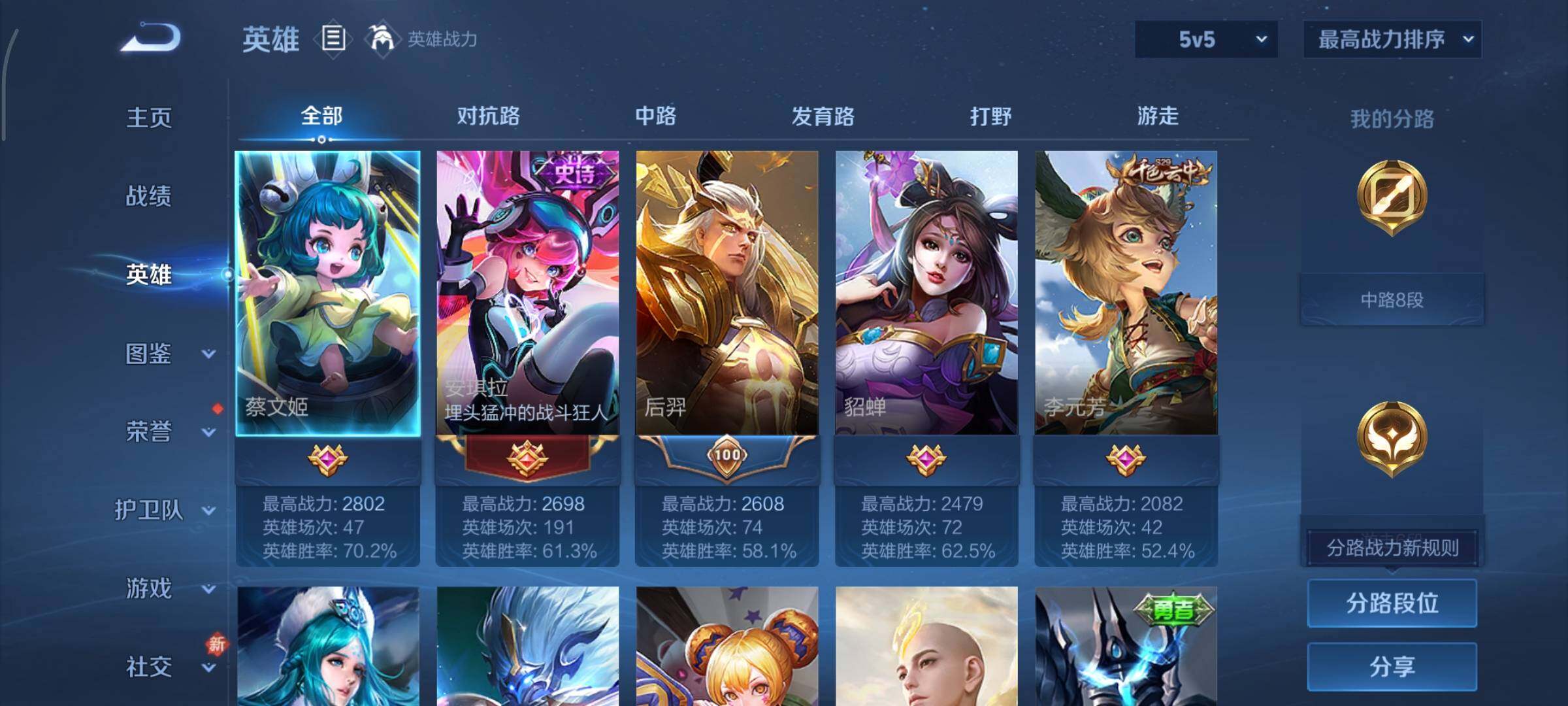 WZCMY492982王者荣耀账号详情图3