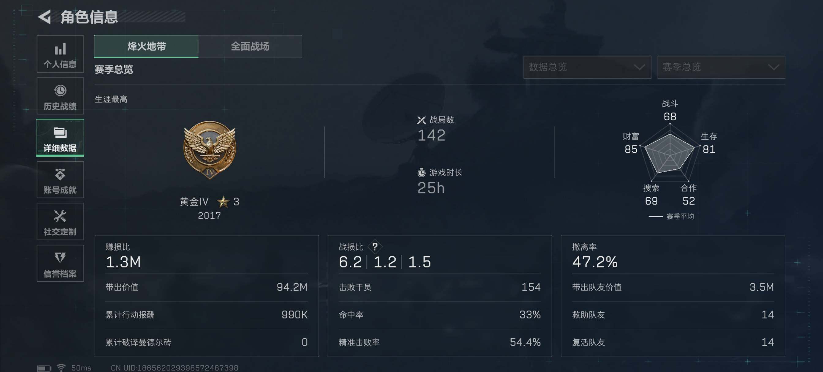 SJZCMW426318三角洲行动账号详情图5