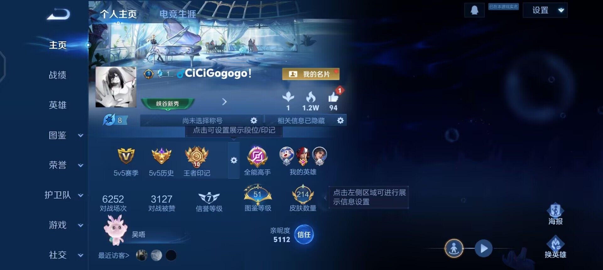 WZQM488564王者荣耀账号详情图3 WZQM488564王者荣耀账号详情图3