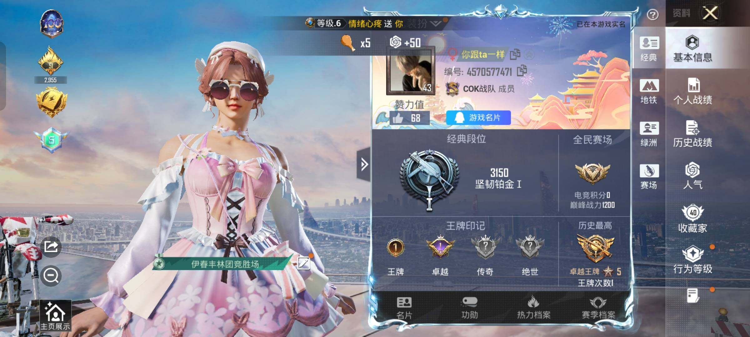 HPCMW472621和平精英账号详情图2