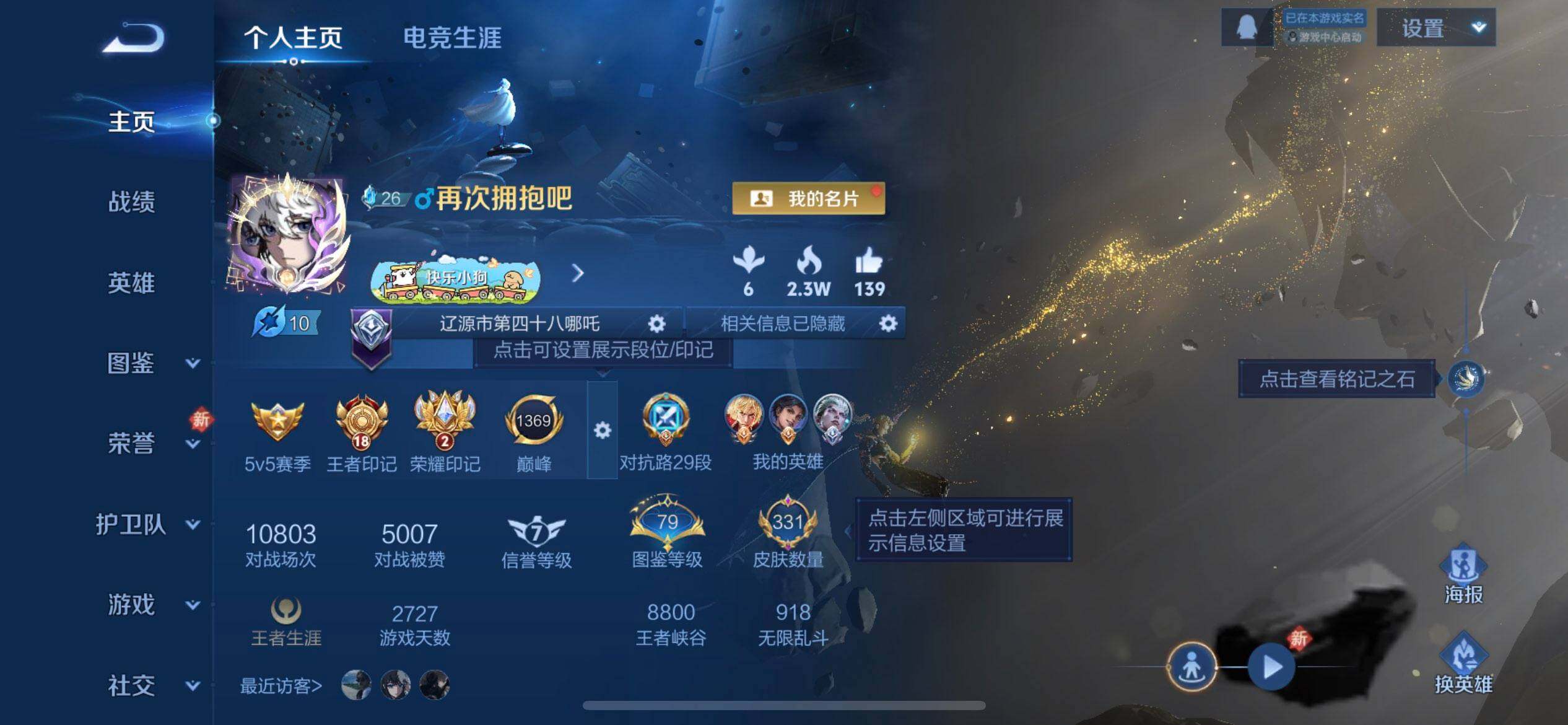 WZQM491335王者荣耀账号详情图3 WZQM491335王者荣耀账号详情图3