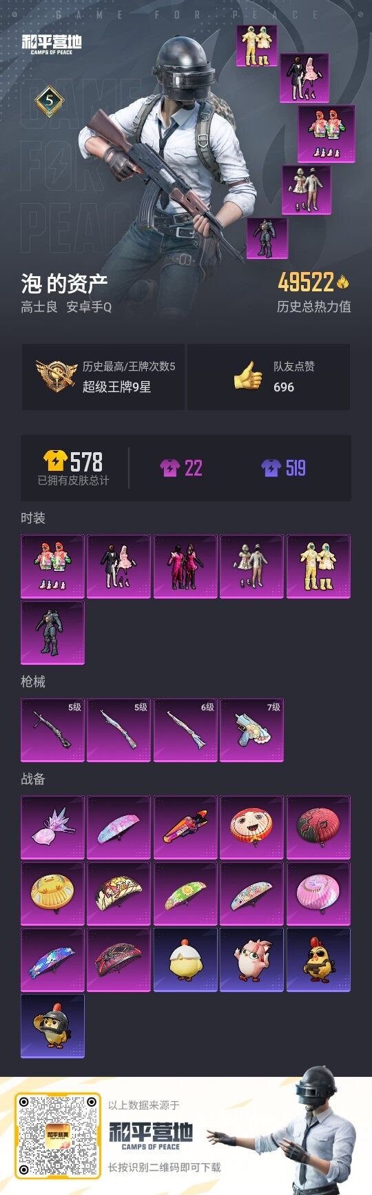 HPCMW466439和平精英账号详情图5