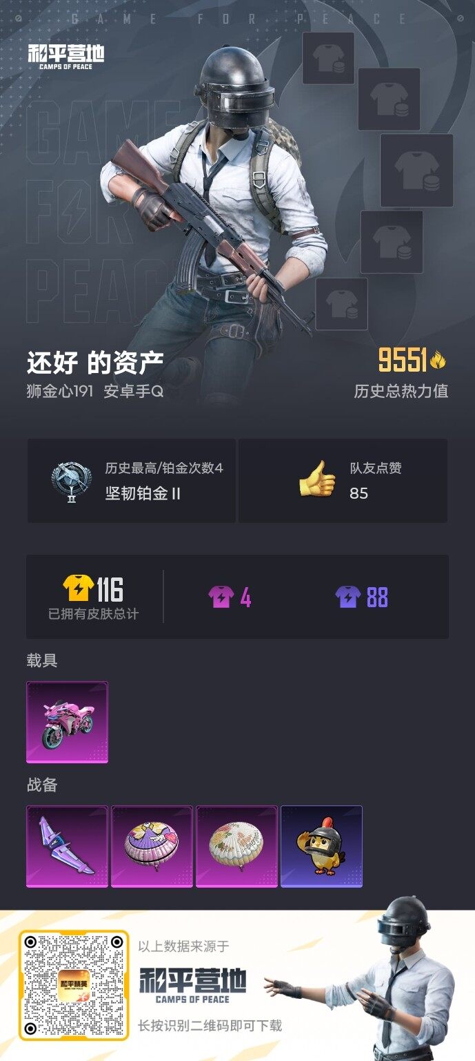 HPLE437448和平精英账号详情图3