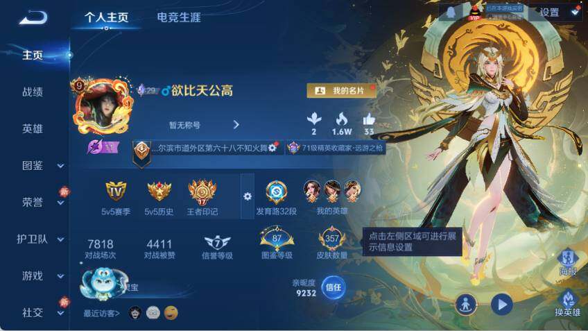 WZLX485484王者荣耀账号详情图8