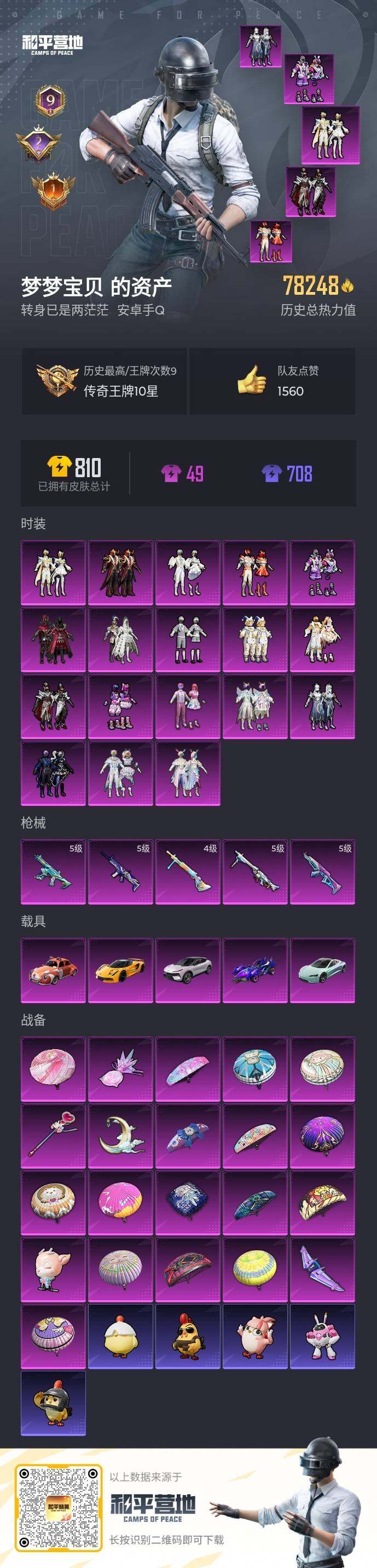 HPLX463259和平精英账号详情图6