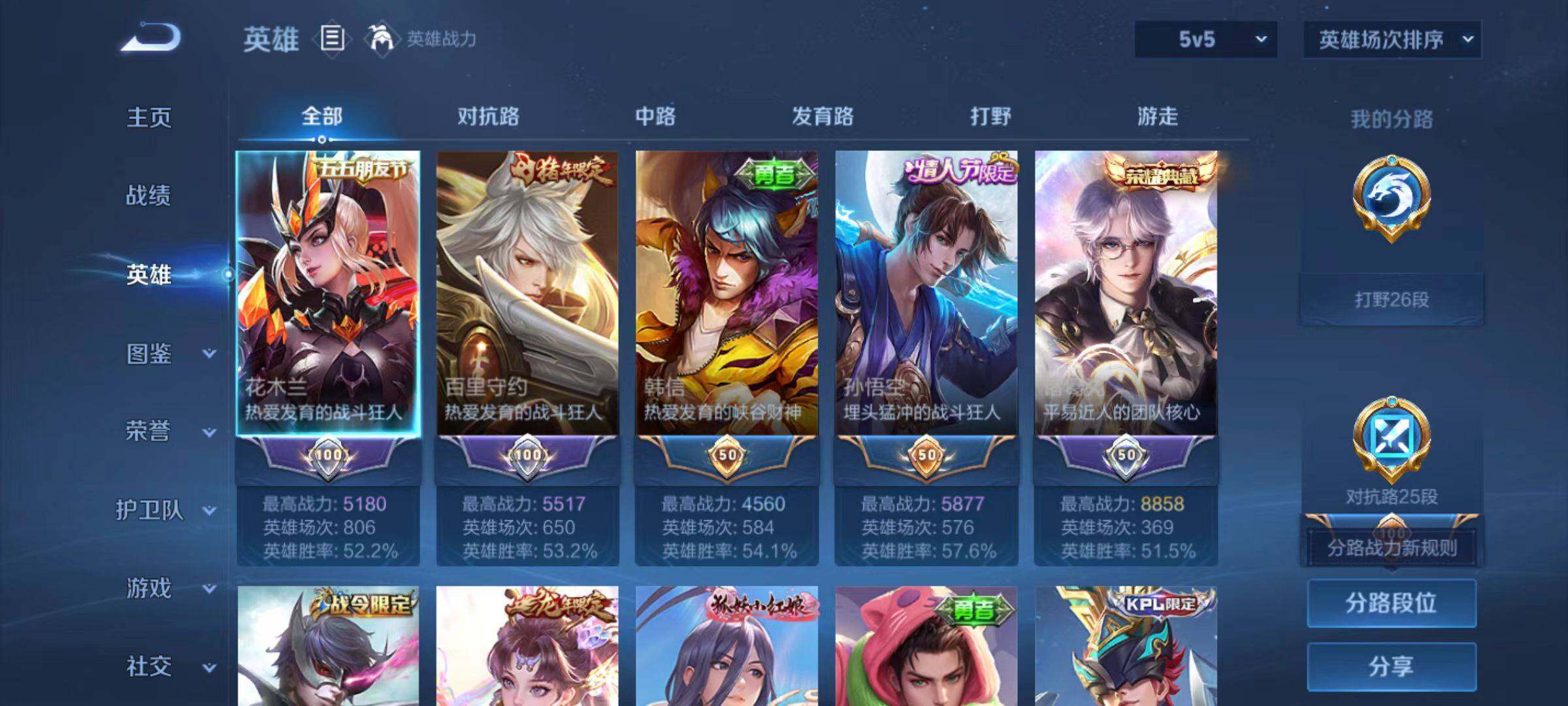 WZLX471584王者荣耀账号详情图3 WZLX471584王者荣耀账号详情图3