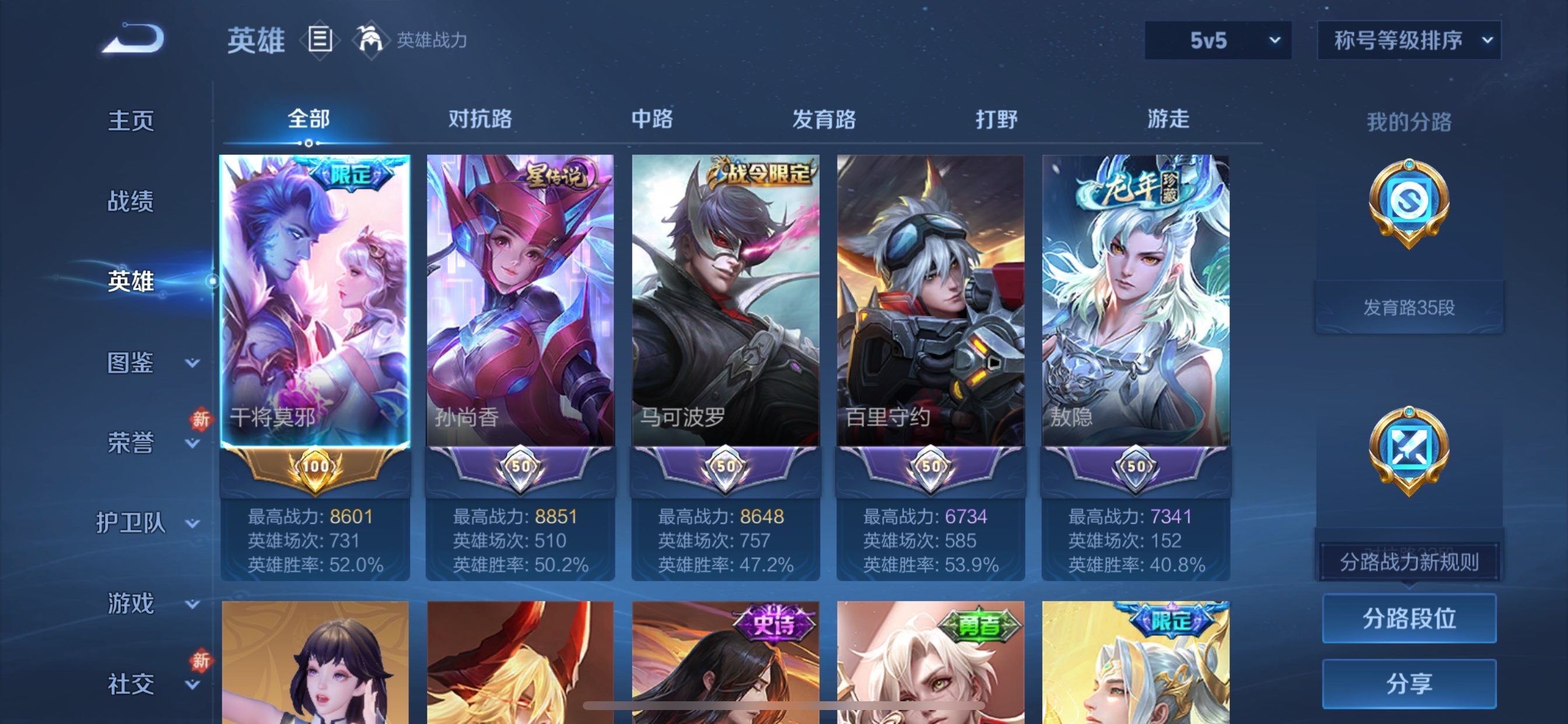 WZCMY475313王者荣耀账号详情图3