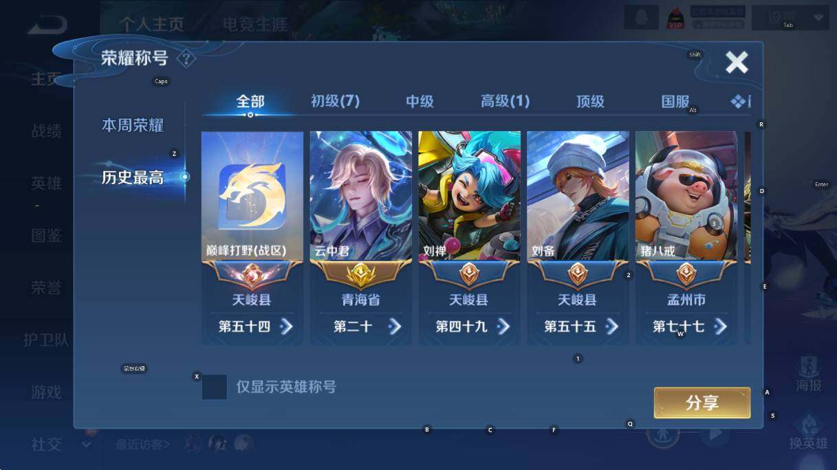 WZCMW472693王者荣耀账号详情图8