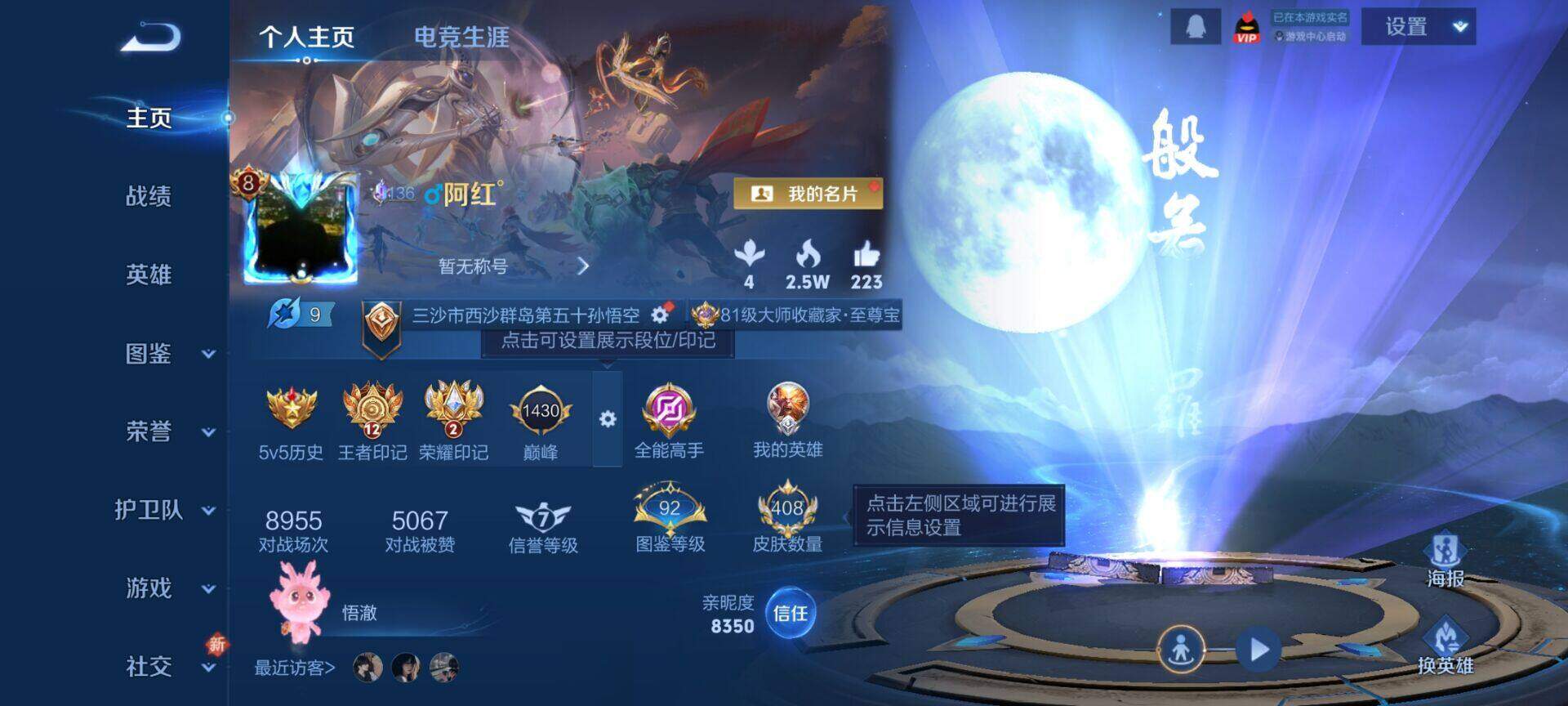 WZCMW488797王者荣耀账号详情图5