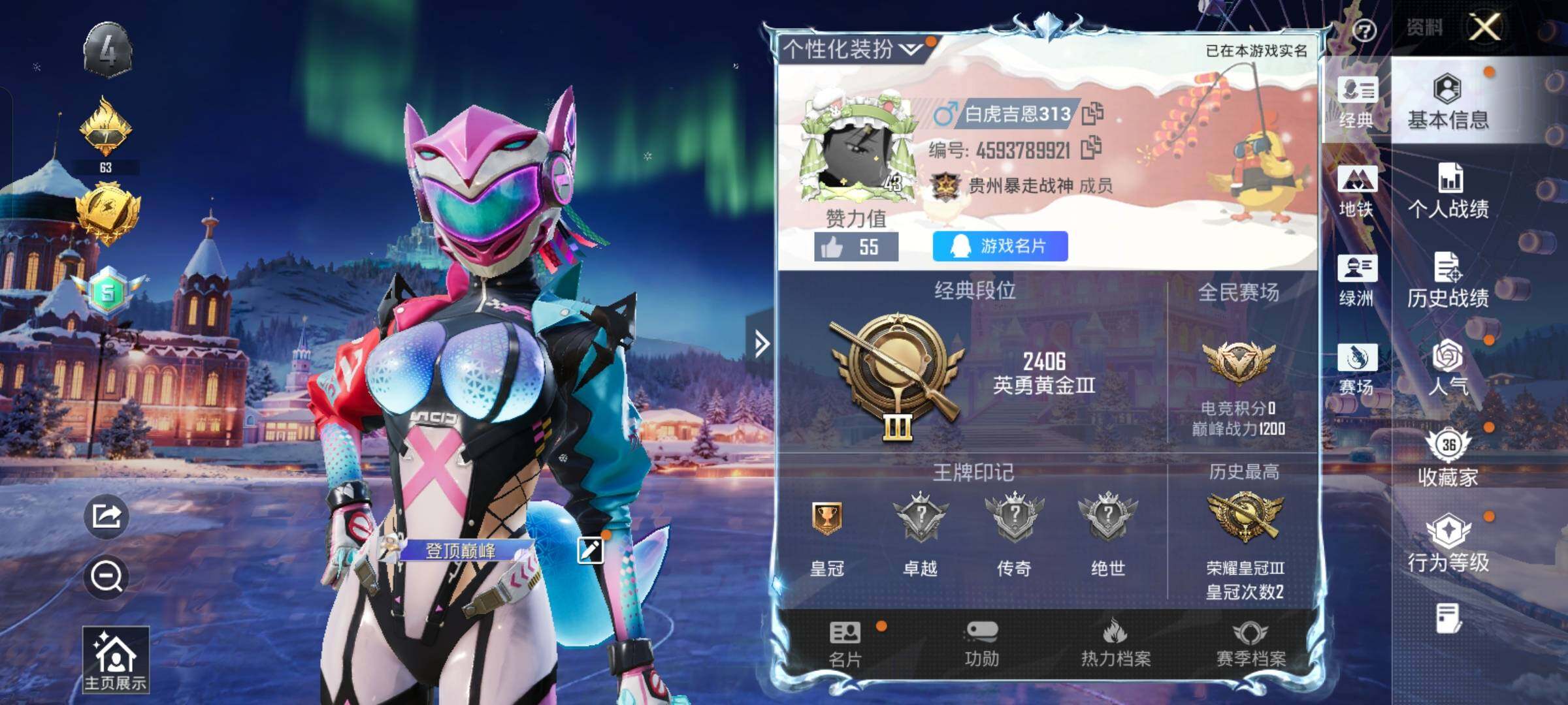 HPCMW454431和平精英账号详情图2