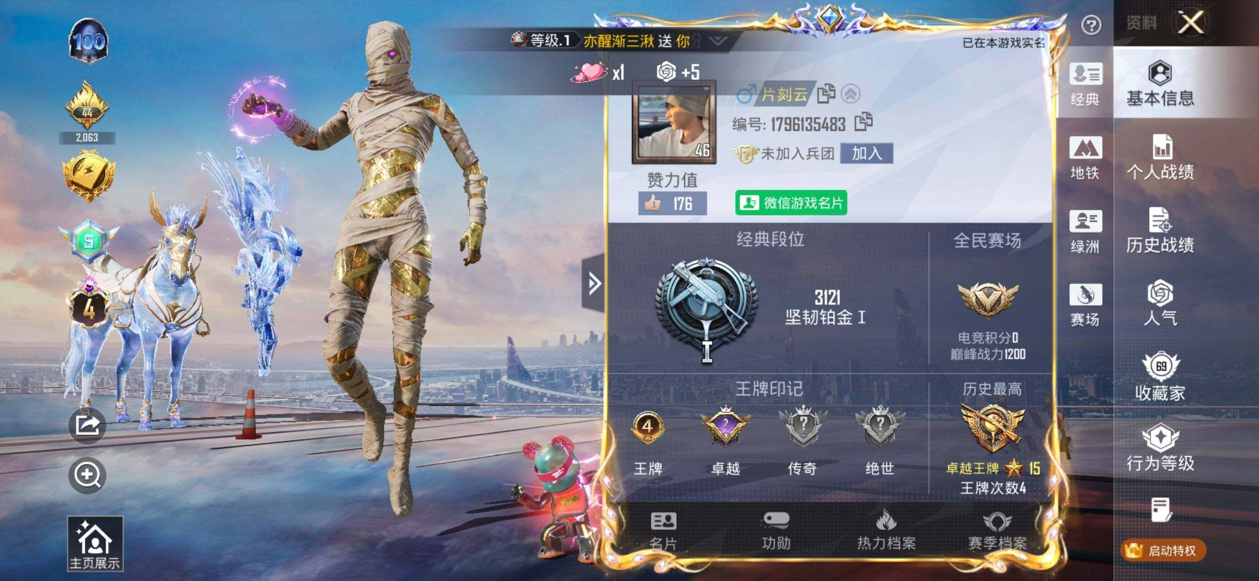 HPQM457824和平精英账号详情图3