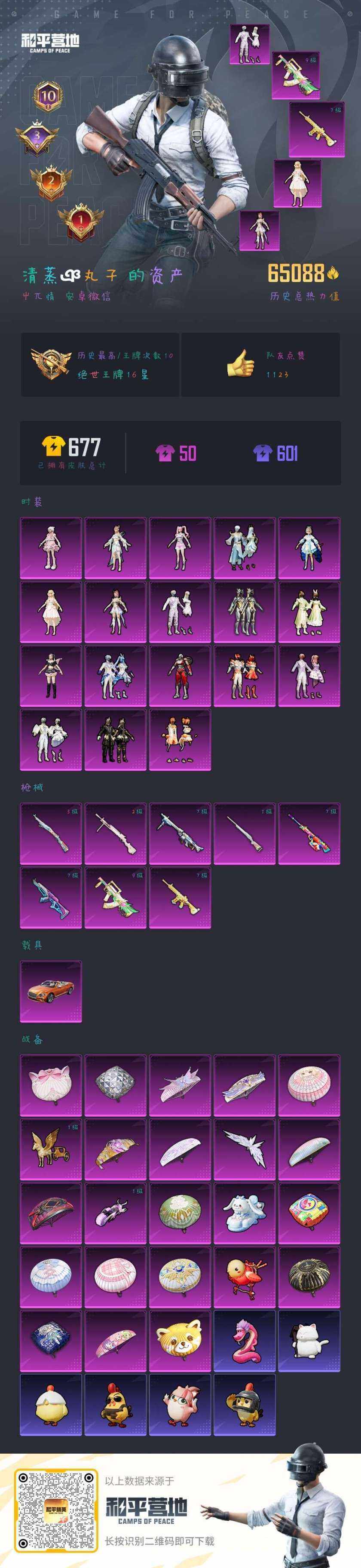 HPLX465829和平精英账号详情图6