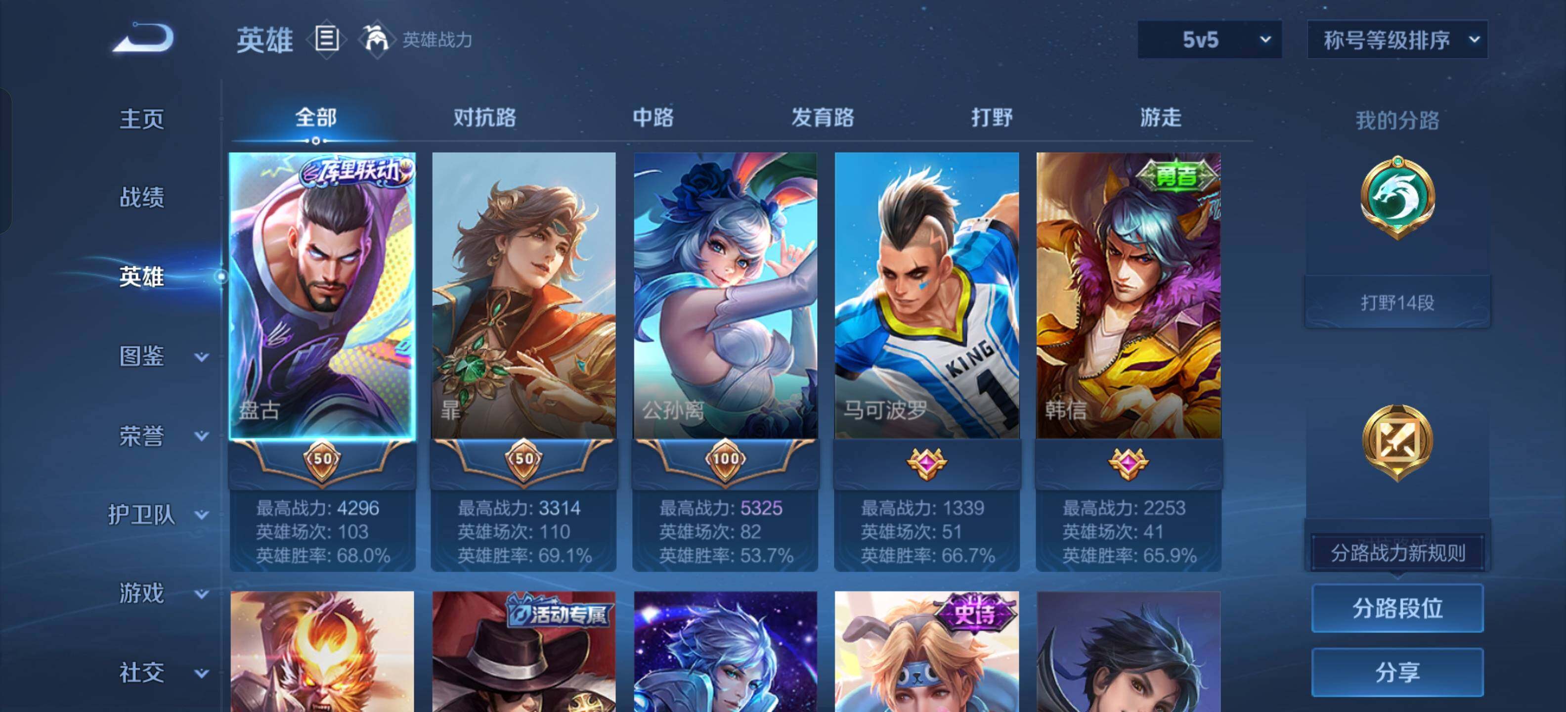 WZKG4110985王者荣耀账号详情图9