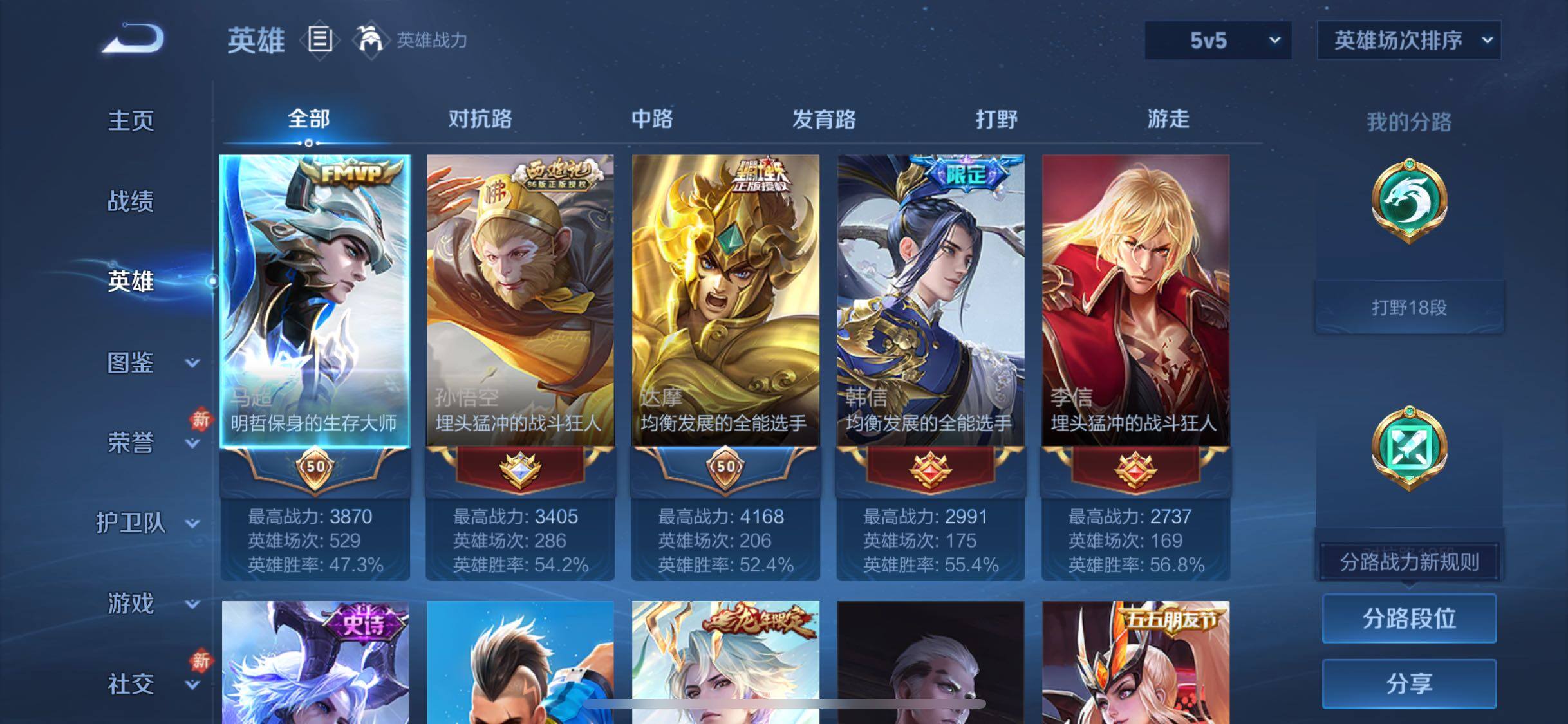 WZJZ493117王者荣耀账号详情图6