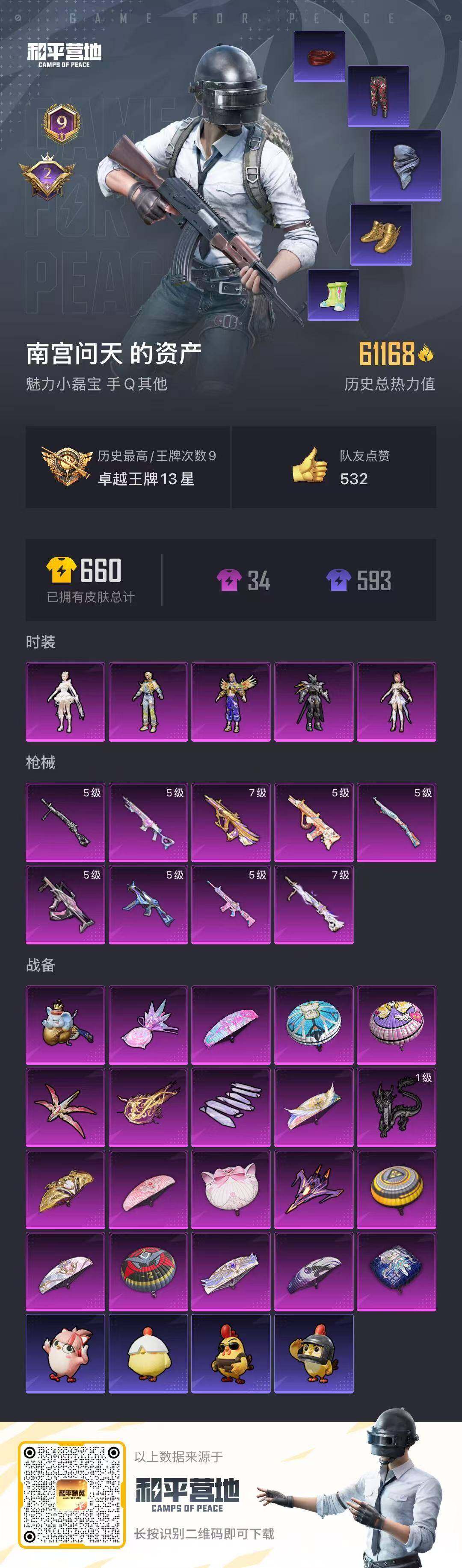 HPQM438628和平精英账号详情图18
