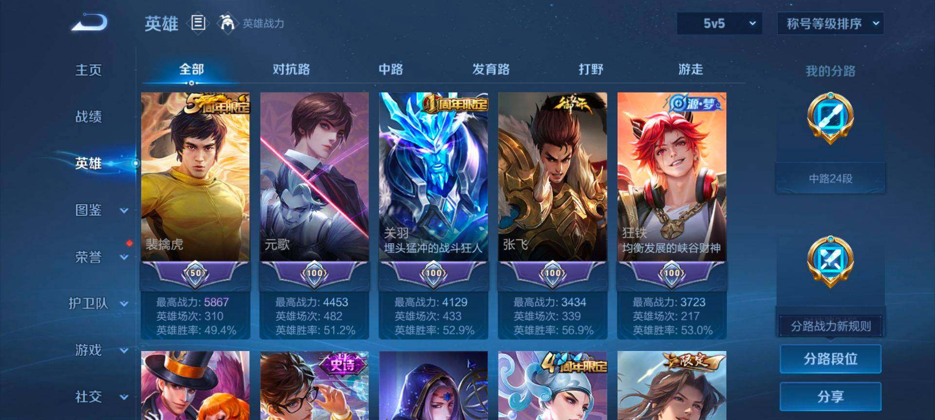 WZCMW487600王者荣耀账号详情图5 WZCMW487600王者荣耀账号详情图5