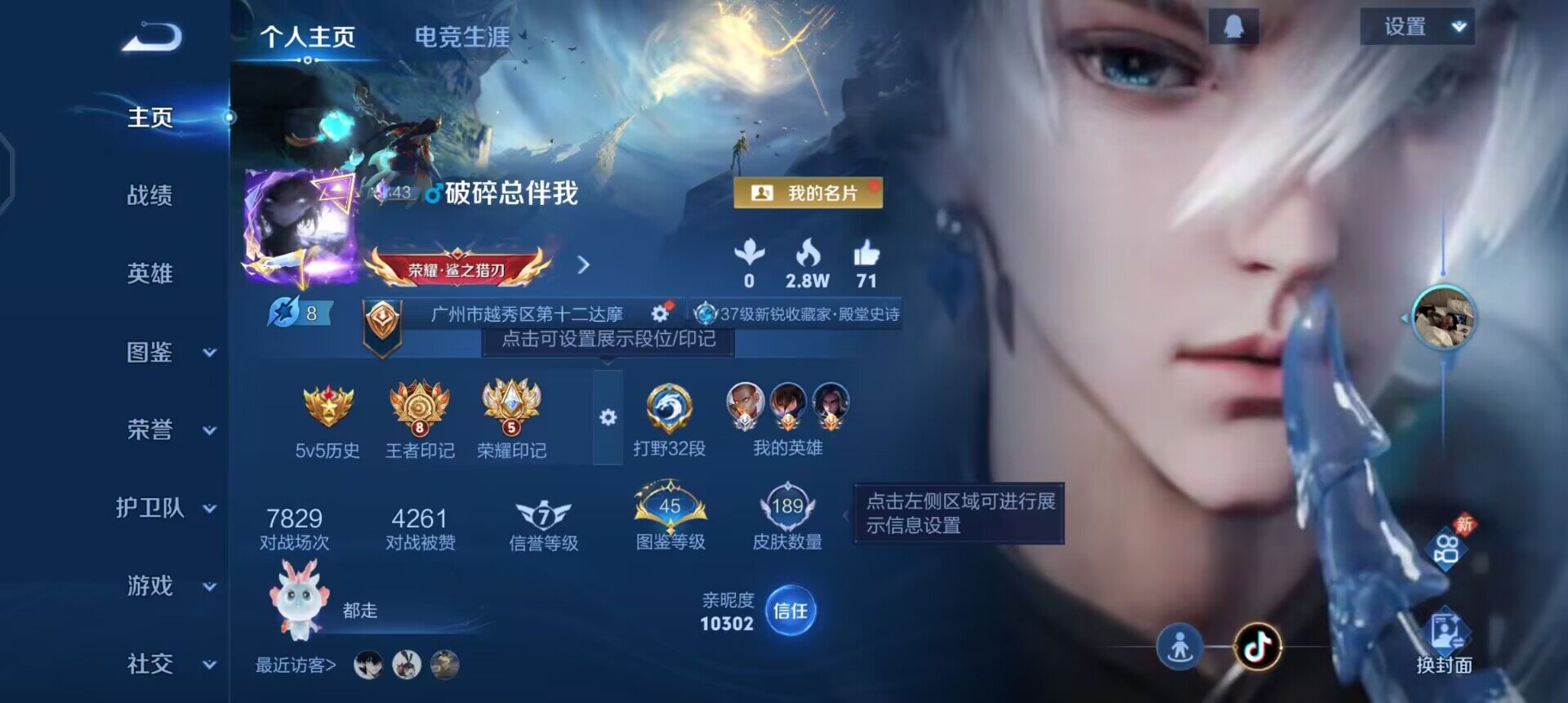 WZQM497477王者荣耀账号详情图3