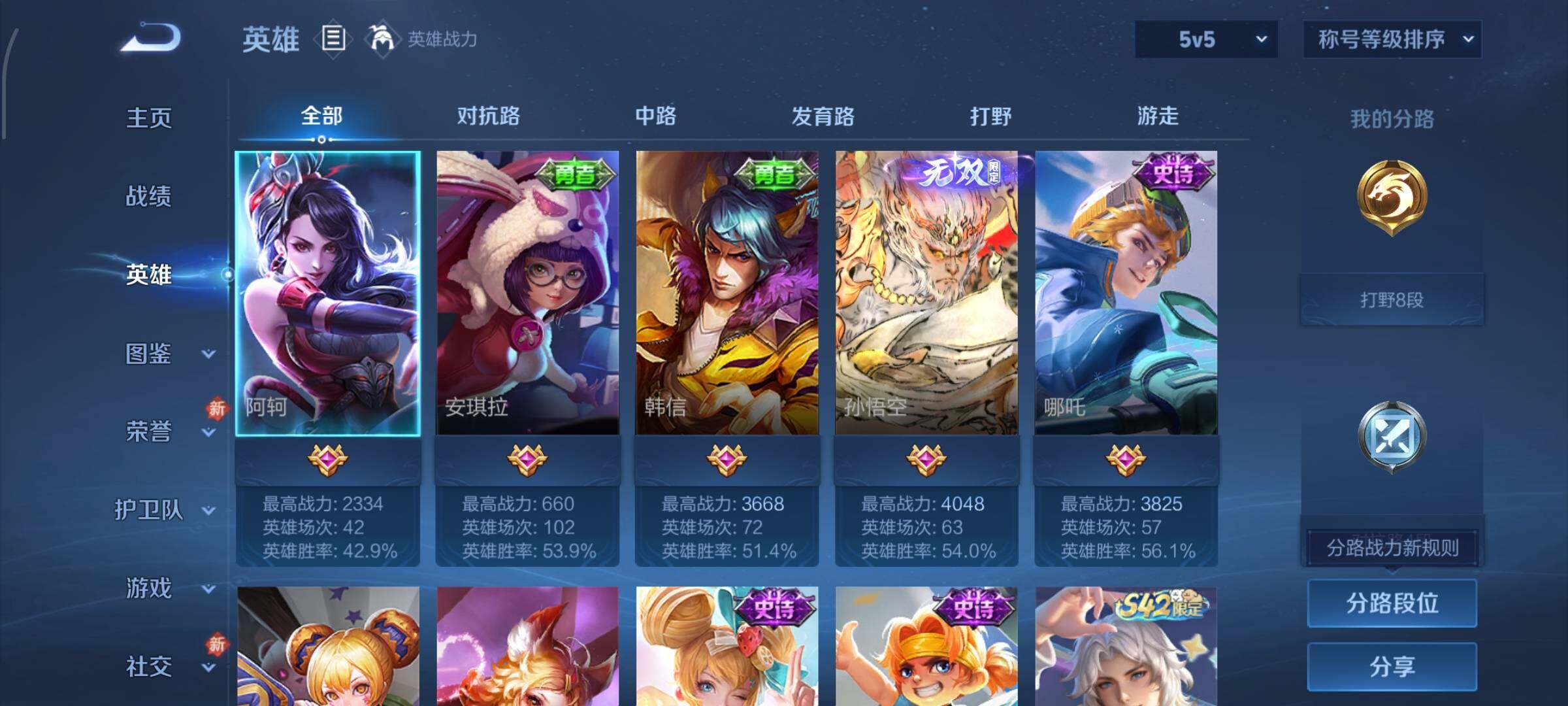 WZCMW482316王者荣耀账号详情图3