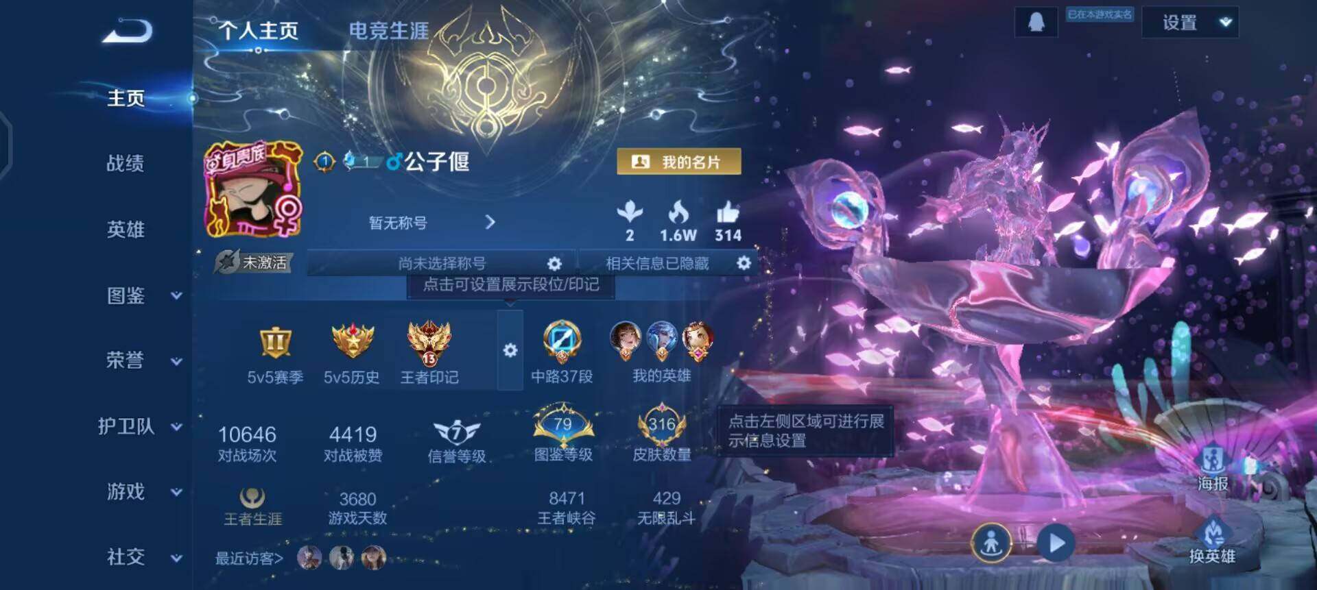 WZQM489680王者荣耀账号详情图3