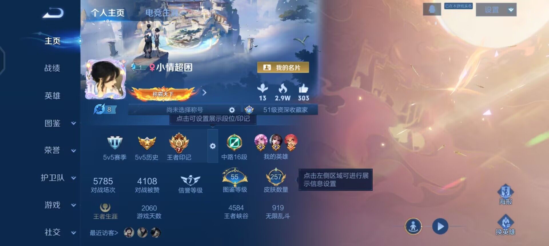 WZQM489168王者荣耀账号详情图3