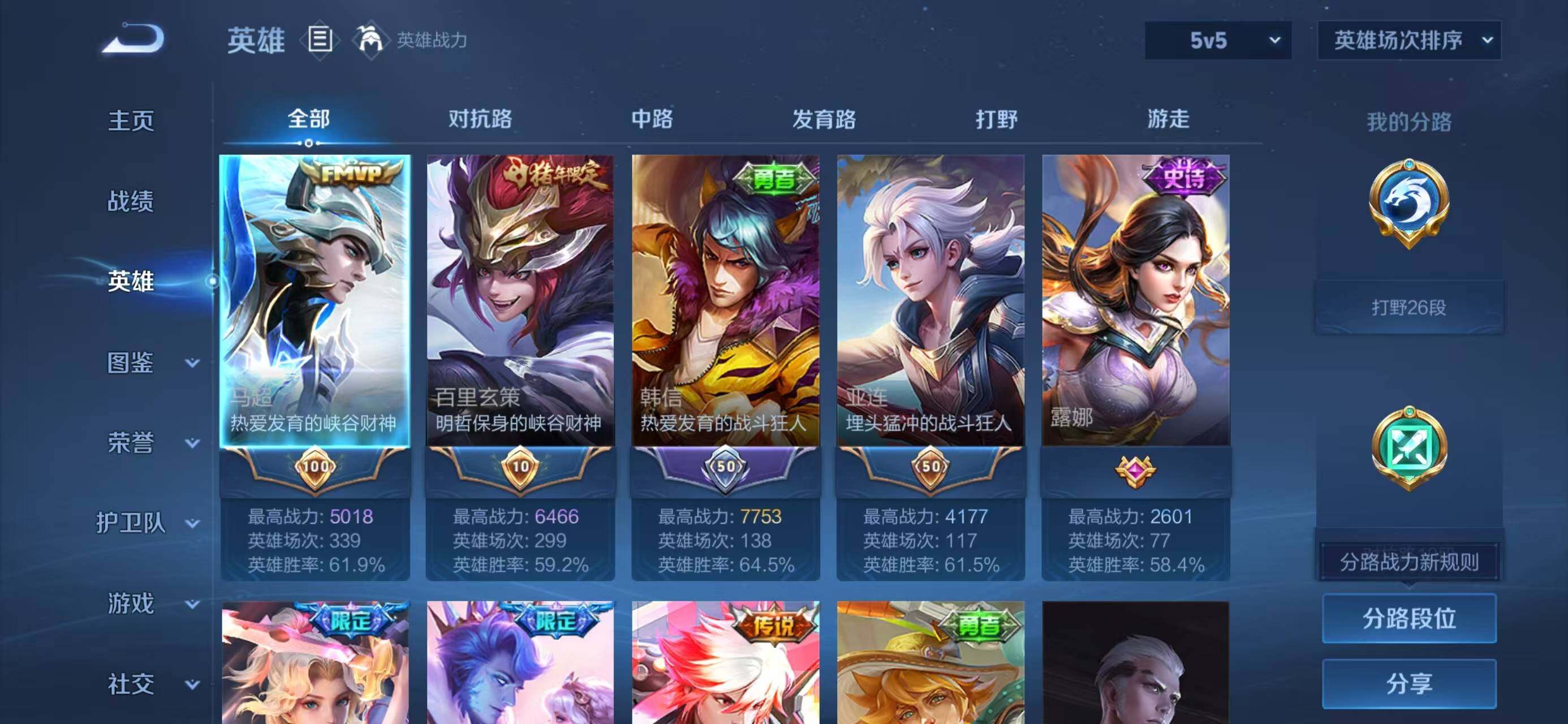 WZQM475741王者荣耀账号详情图4