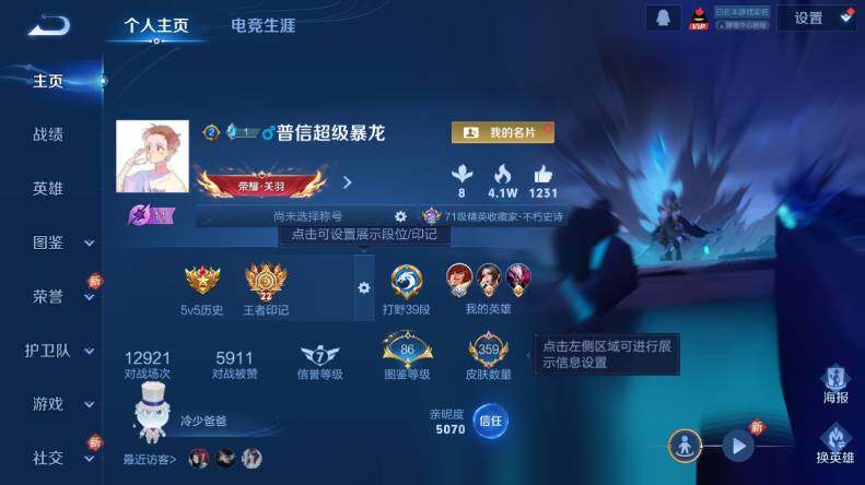 WZCMW485499王者荣耀账号详情图8