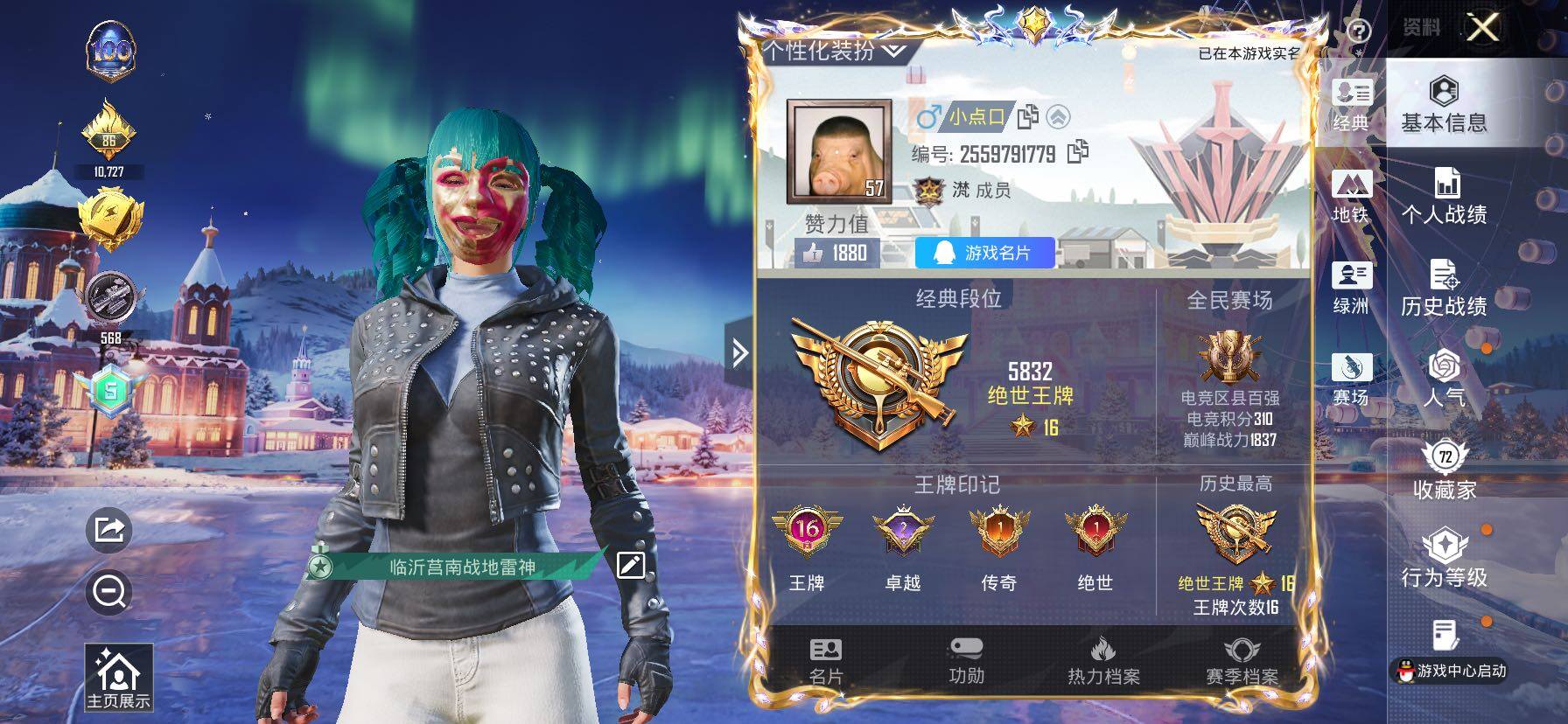 HPCMW458300和平精英账号详情图2