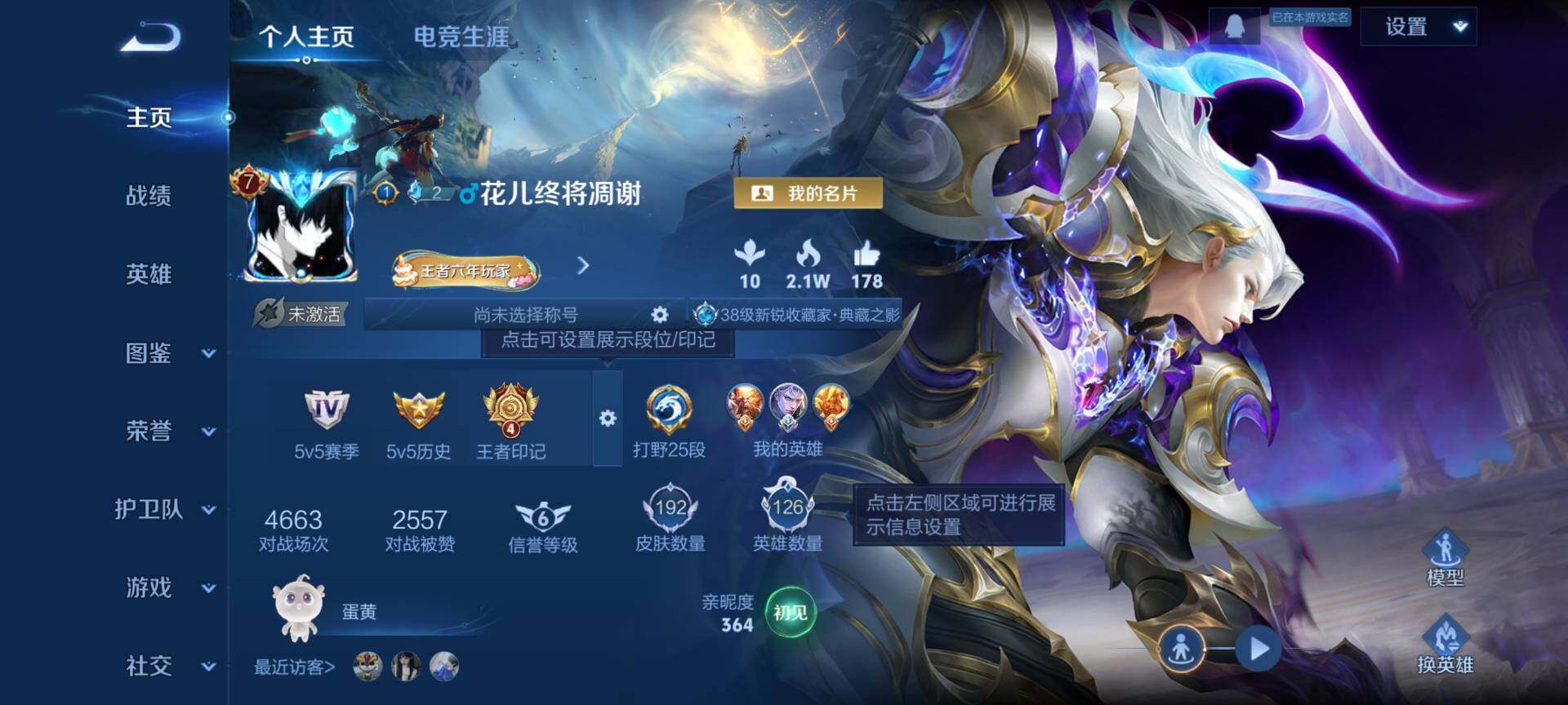 WZQM477284王者荣耀账号详情图3