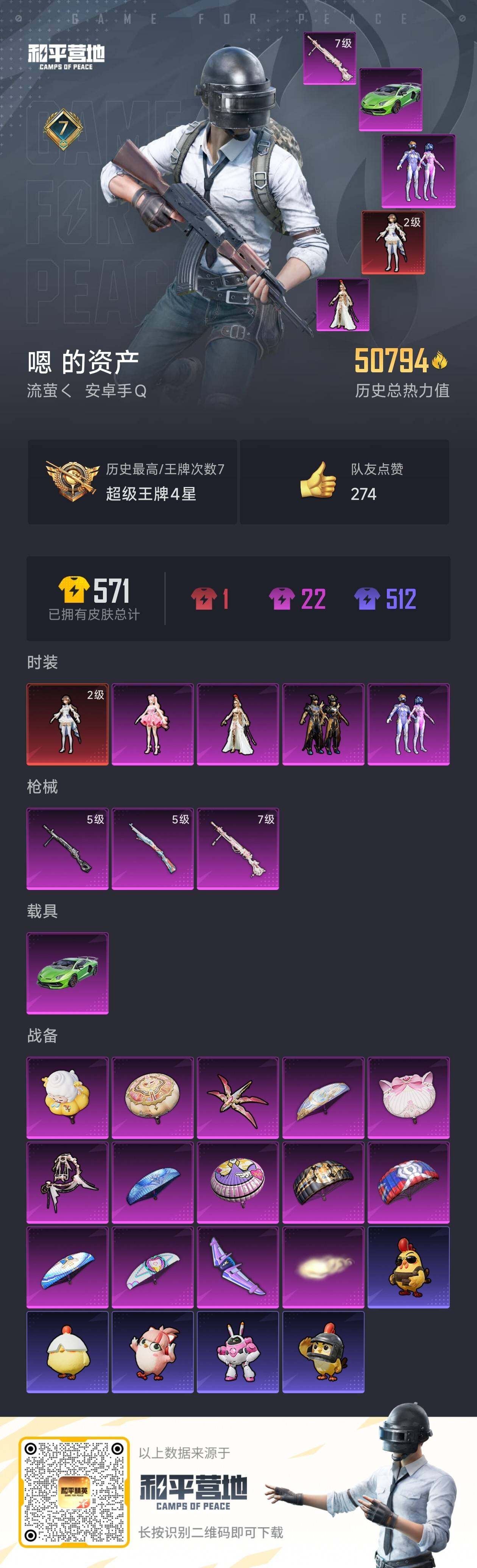 HPCMW463720和平精英账号详情图5