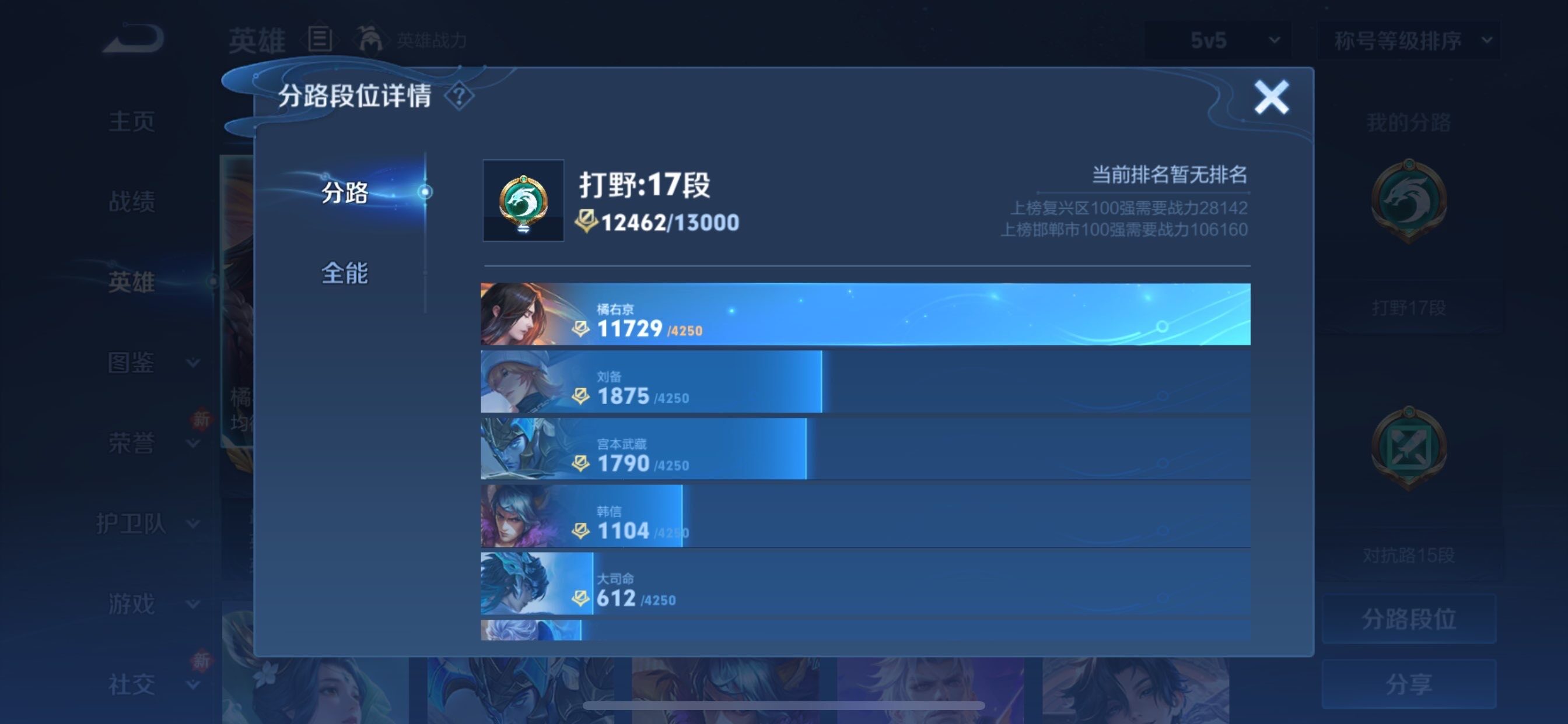 WZCMY484663王者荣耀账号详情图5 WZCMY484663王者荣耀账号详情图5