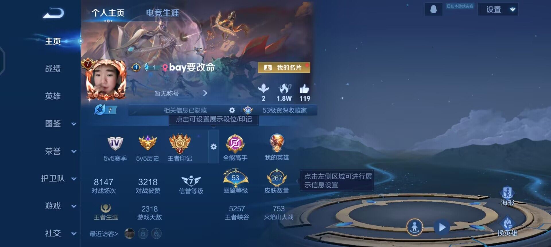 WZQM490343王者荣耀账号详情图3