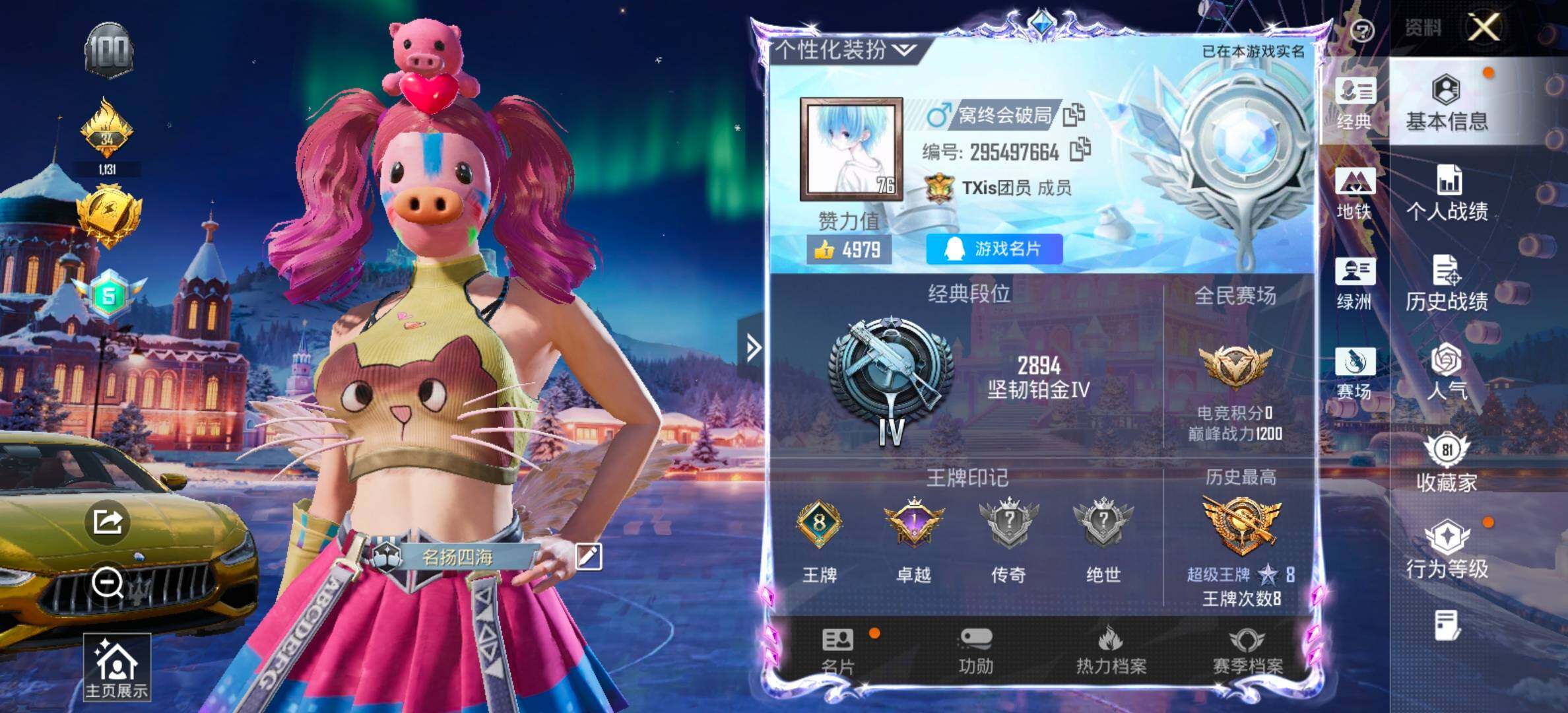 HPCMW458404和平精英账号详情图2