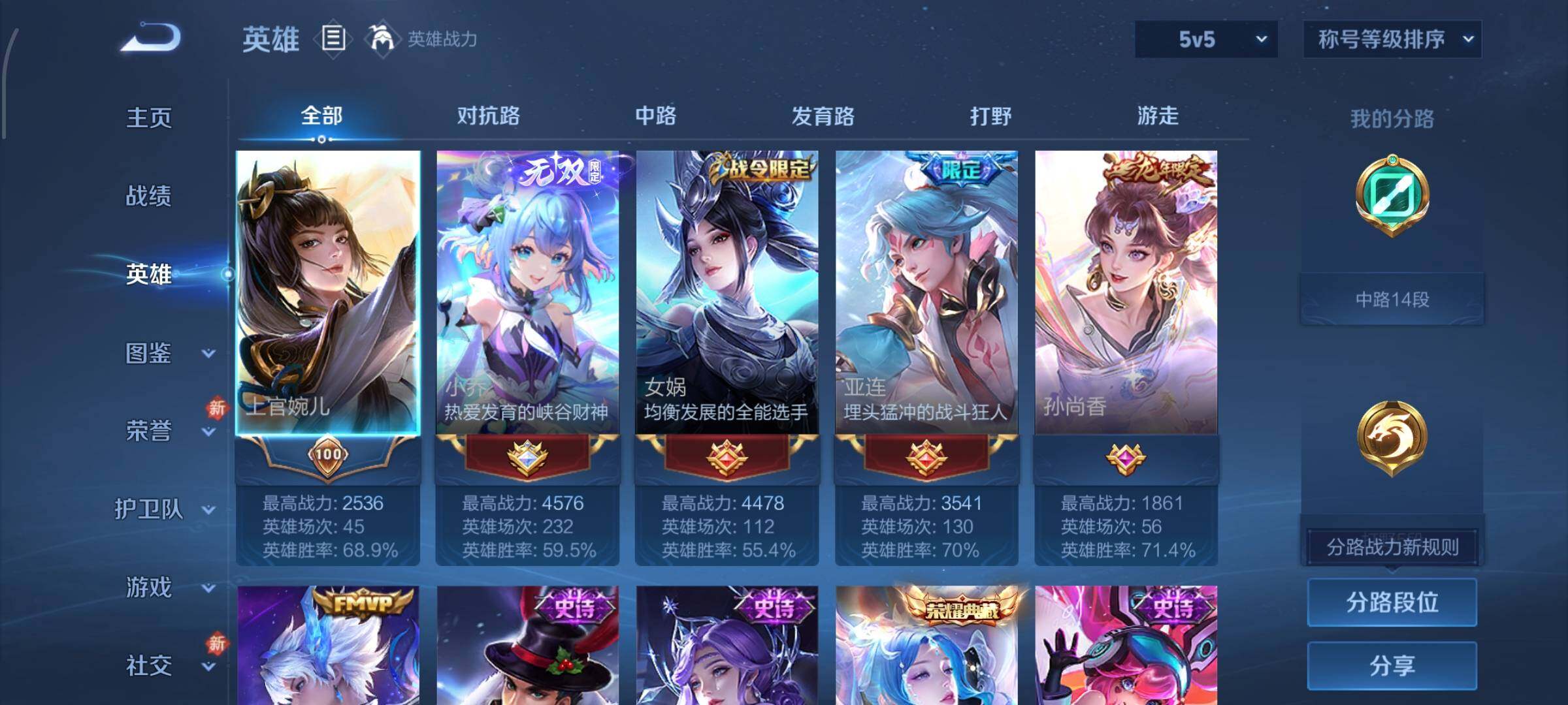 WZCMW482637王者荣耀账号详情图3