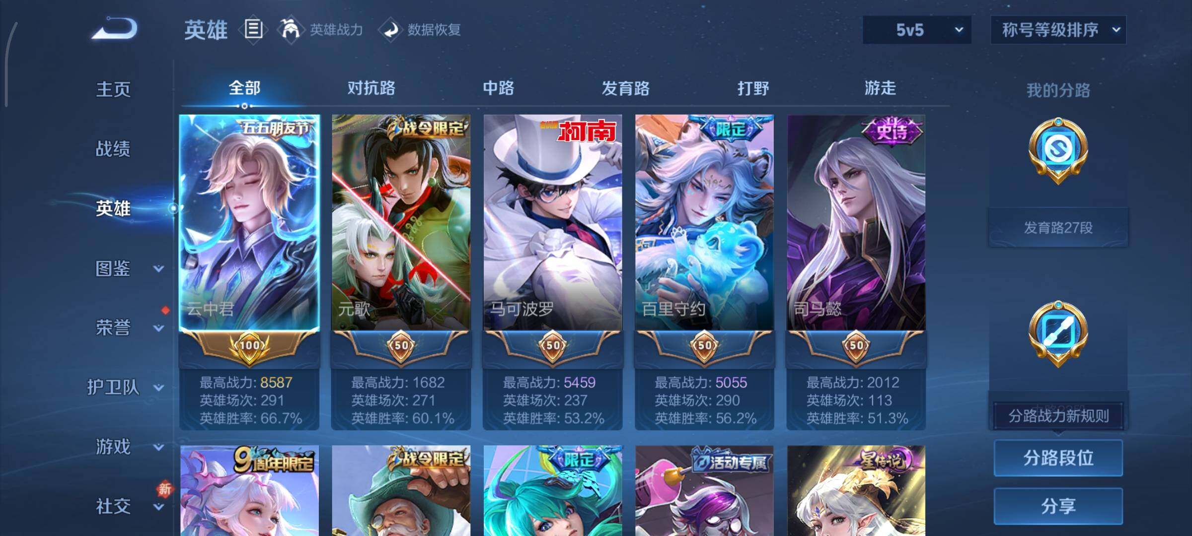 WZCMY481111王者荣耀账号详情图3