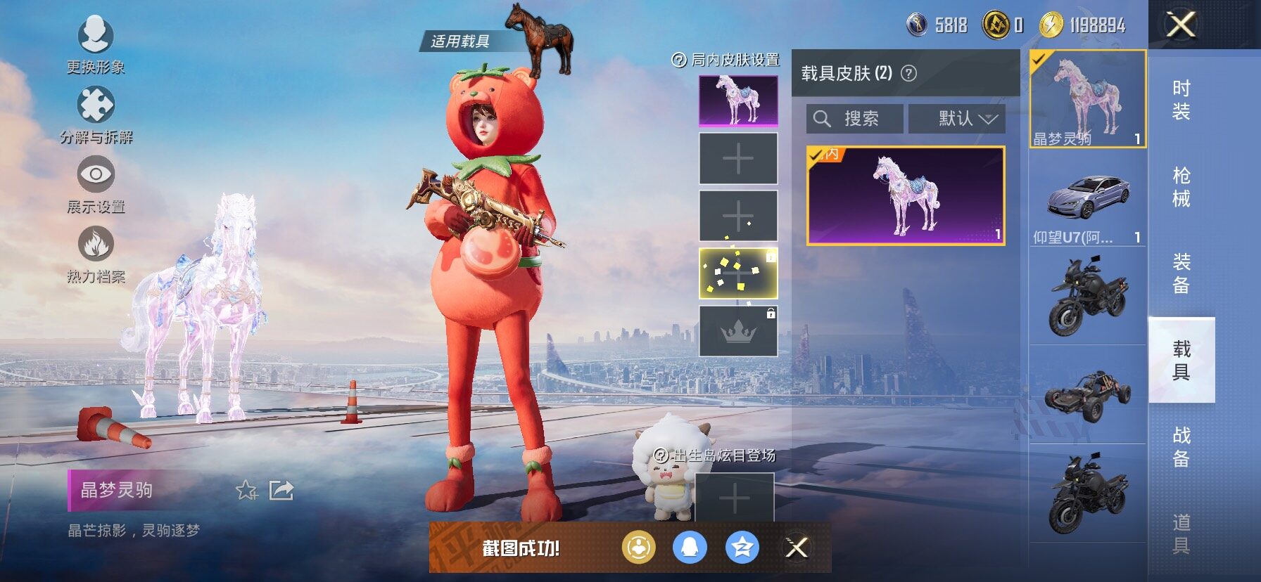 HPCMW458390和平精英账号详情图17