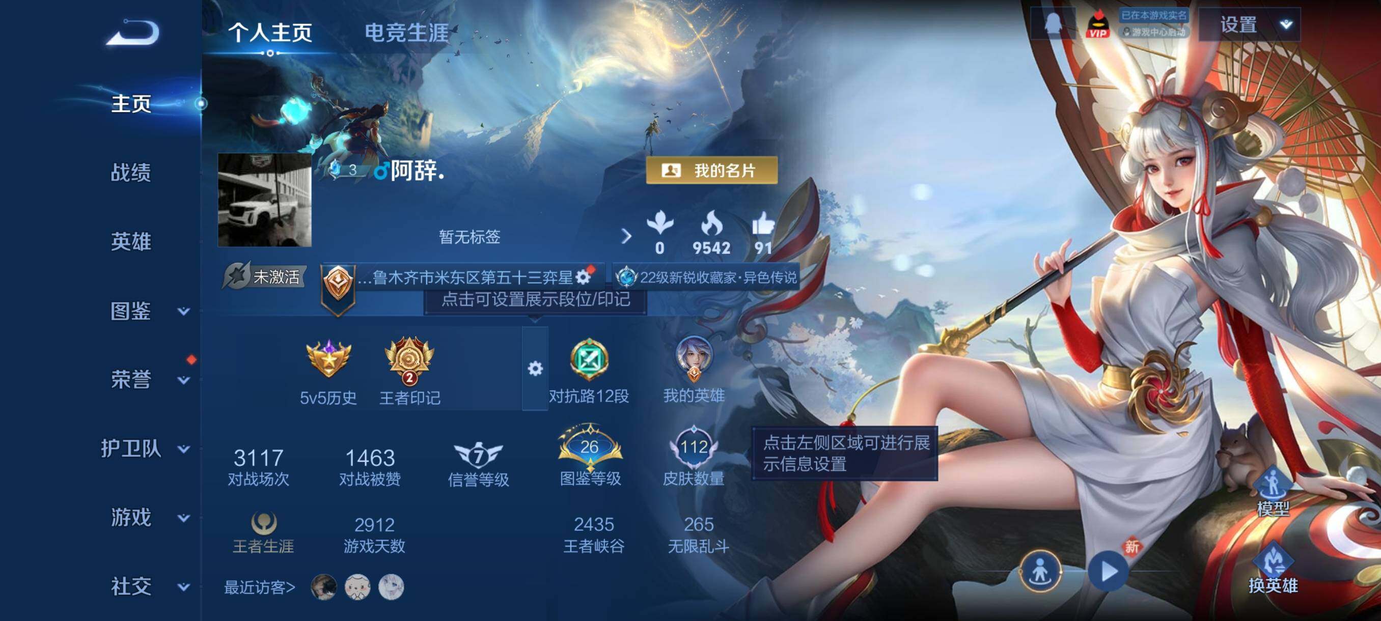 WZCMY484634王者荣耀账号详情图2