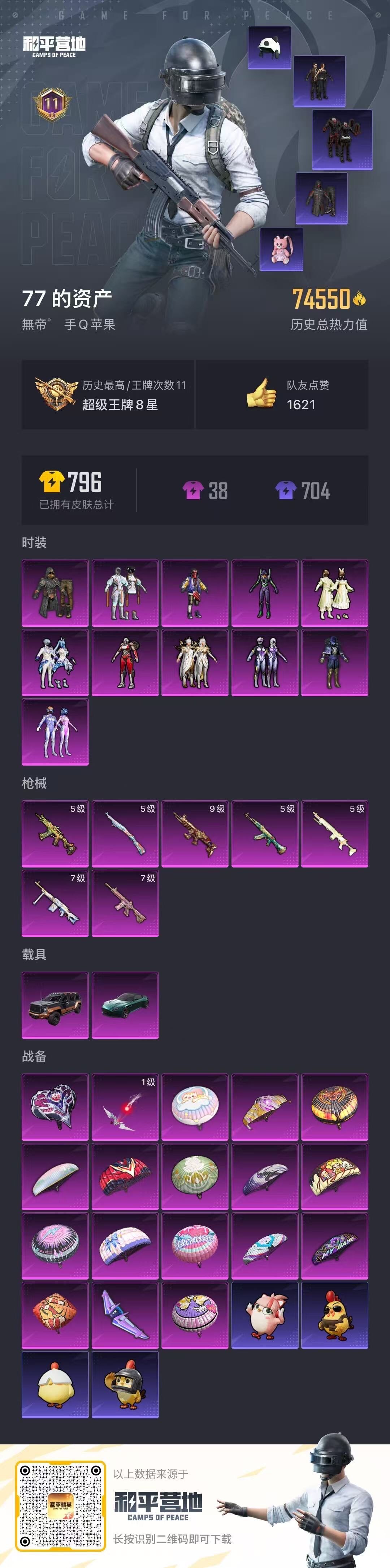 HPCMW463736和平精英账号详情图6