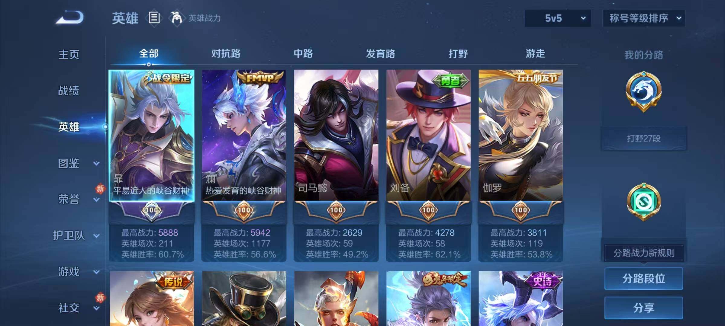 WZJZ493142王者荣耀账号详情图6 WZJZ493142王者荣耀账号详情图6