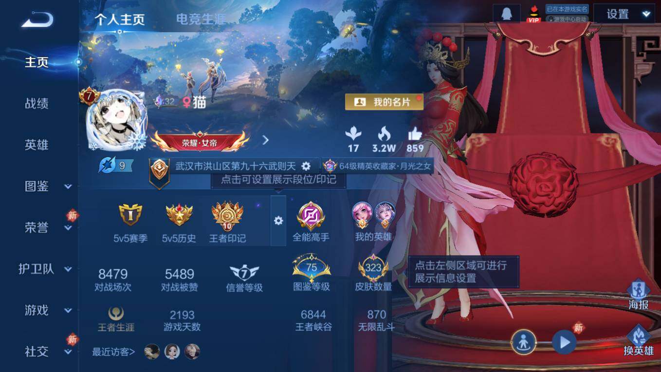 WZCMW495976王者荣耀账号详情图8