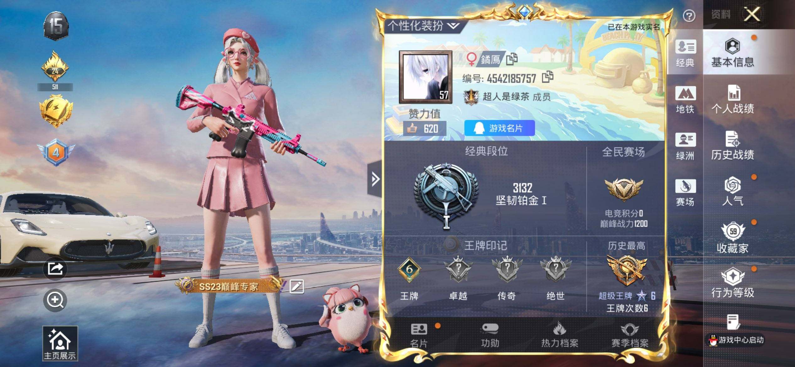 HPCMW455918和平精英账号详情图2