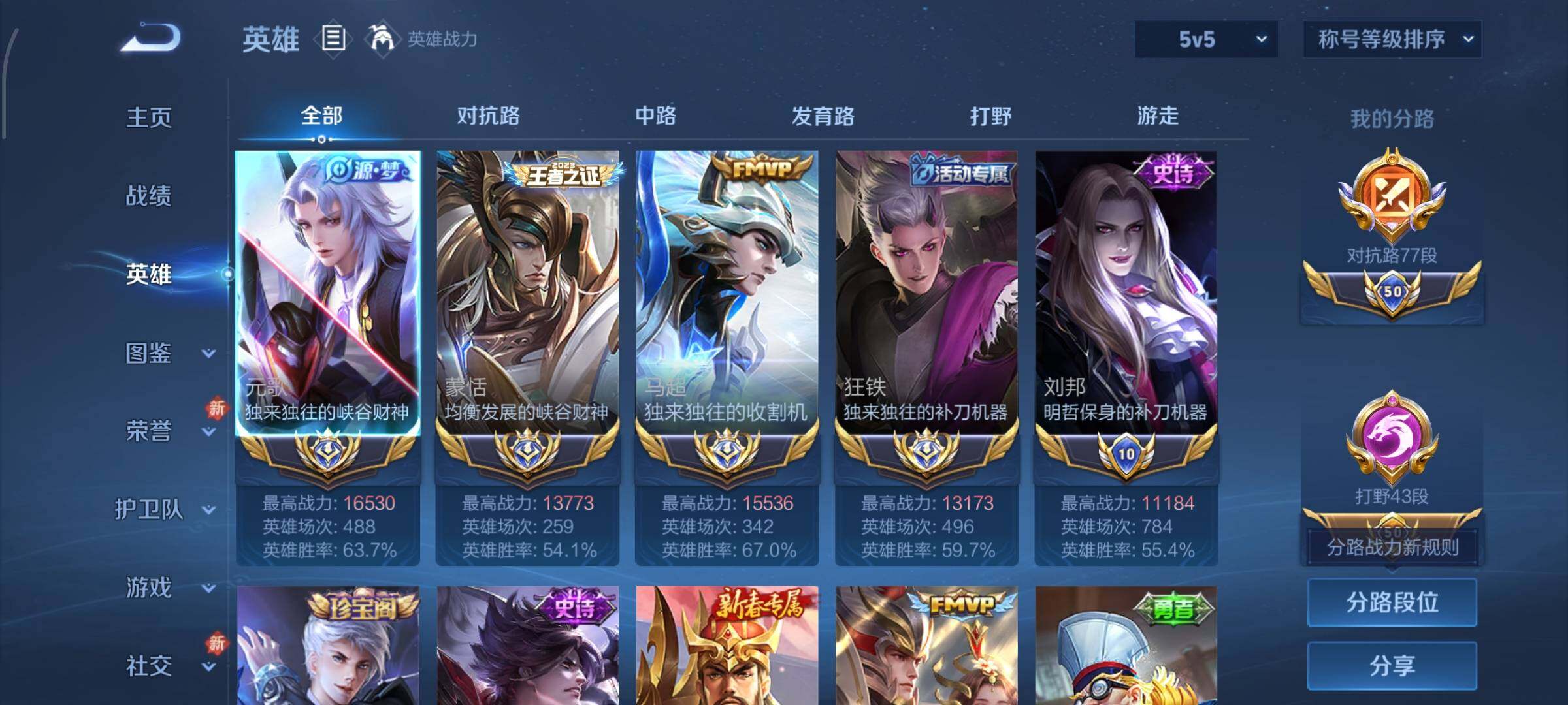 WZCMW4110603王者荣耀账号详情图3