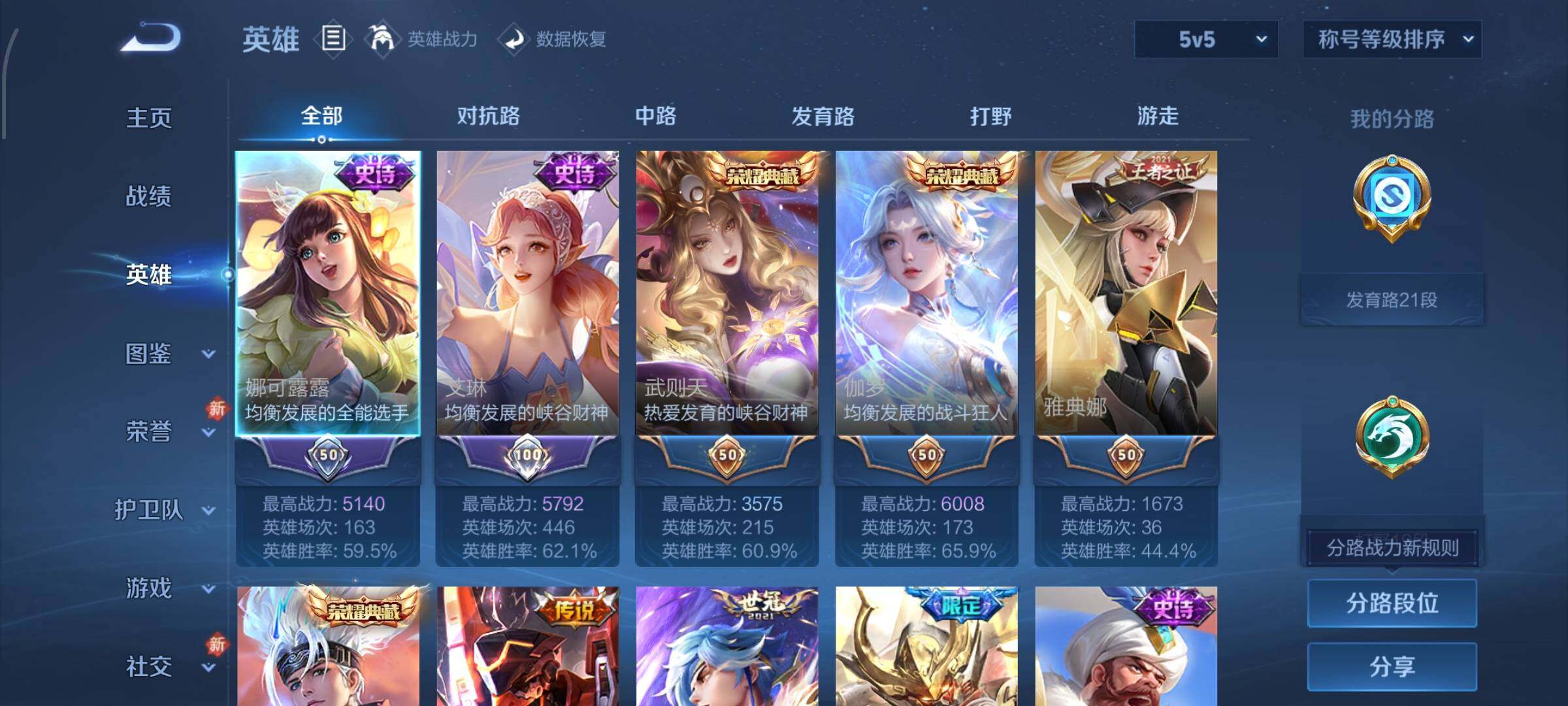 WZCMW4121696王者荣耀账号详情图3