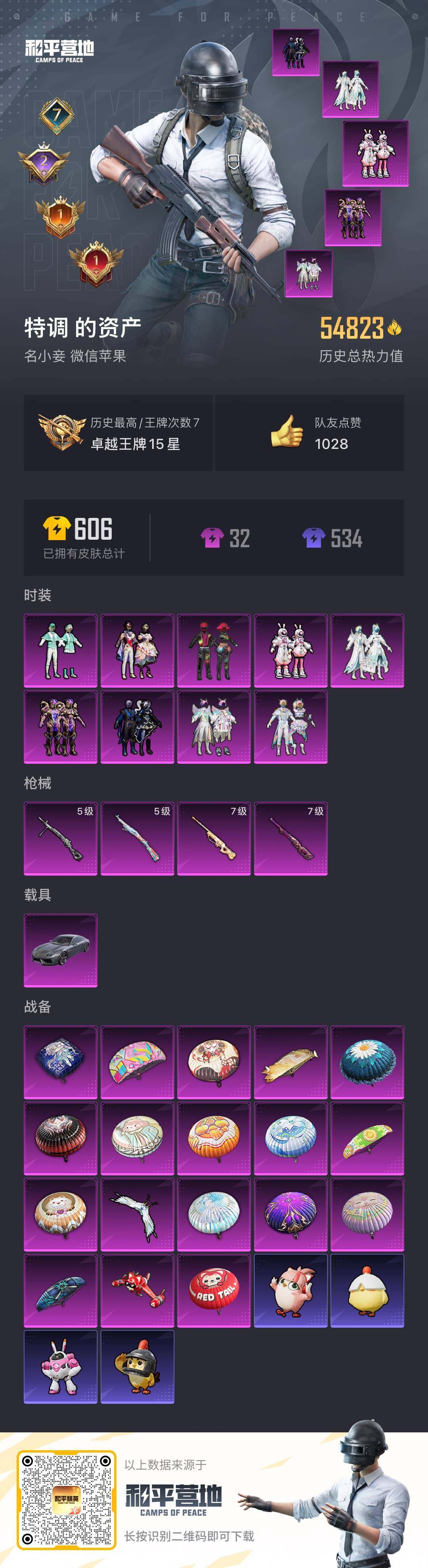 HPQYYX442053和平精英账号详情图5